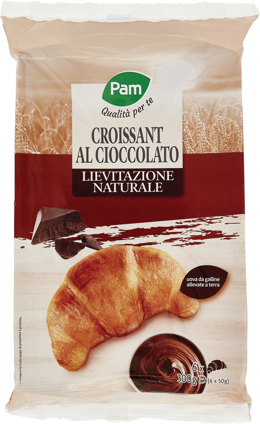 PAM Qualità per te Croissant al Cioccolato 6 x 50 g – immagine 2