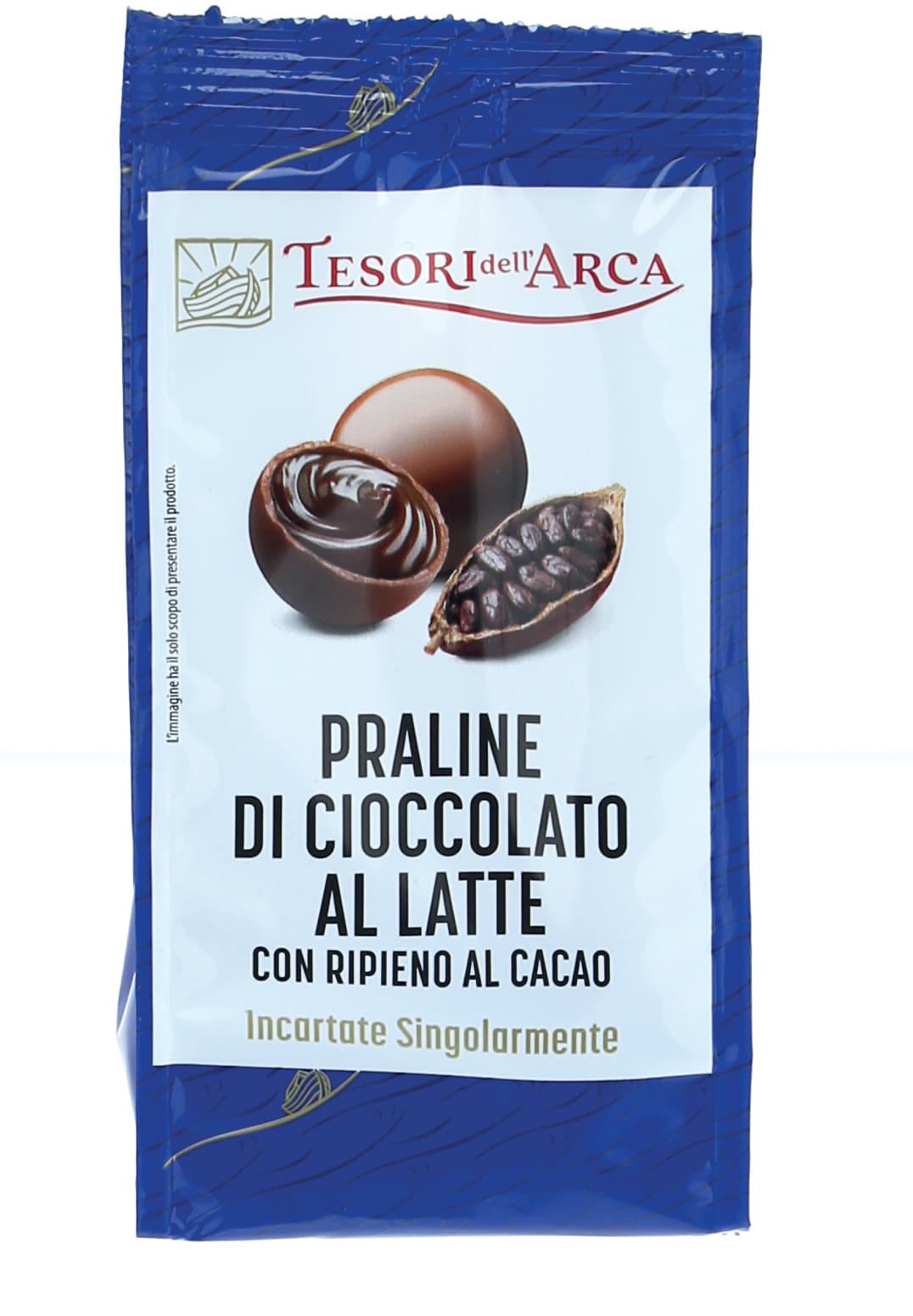 TESORI DELL'ARCA Praline di Cioccolato al Latte con Ripieno al Cacao 90 g – immagine 2