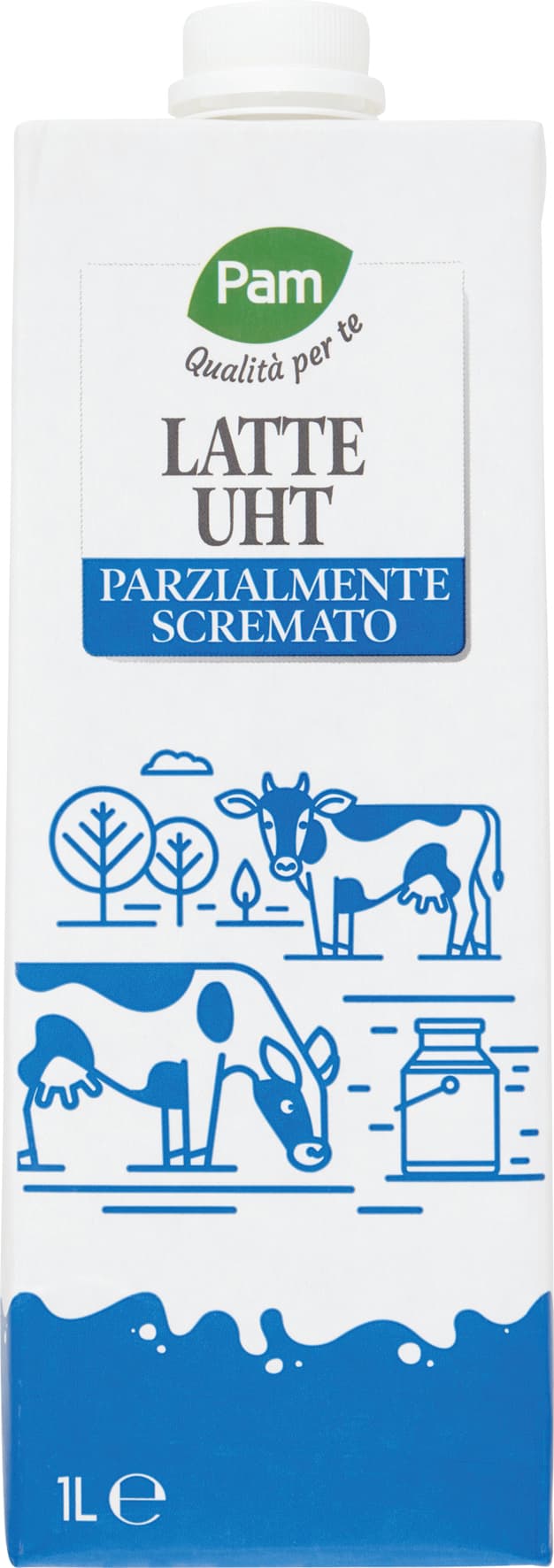 PAM Qualità per te Latte UHT Parzialmente Scremato 1 L – immagine 2