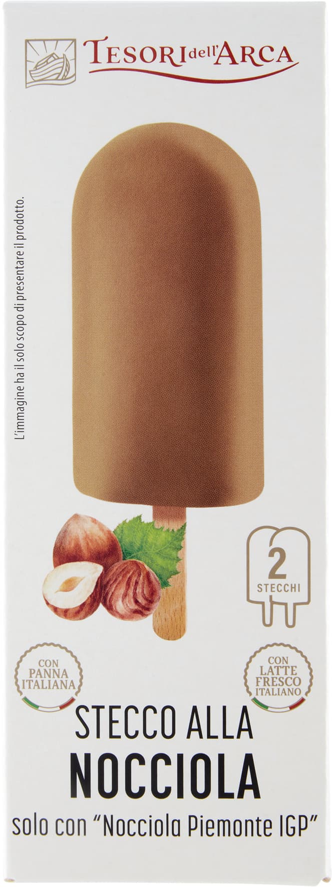 TESORI DELL'ARCA Stecco alla Nocciola solo con "Nocciola Piemonte IGP" 2 x 70 g – immagine 2