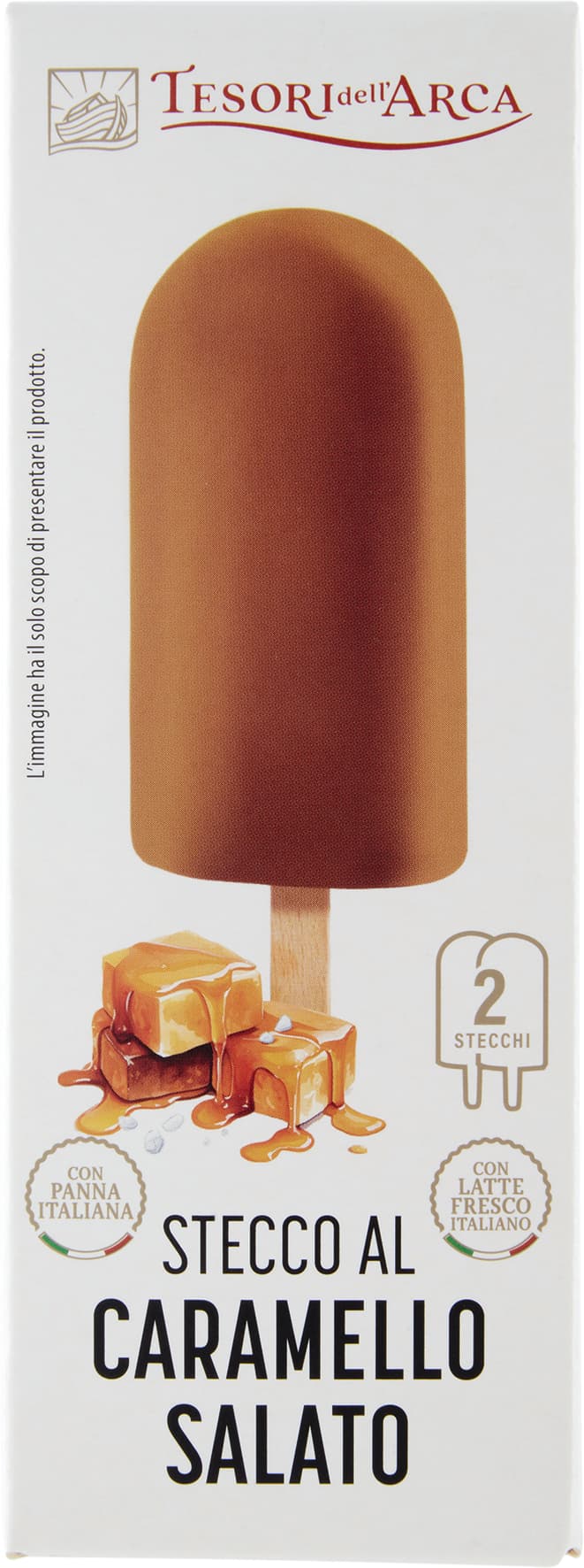 TESORI DELL'ARCA Stecco al Caramello Salato 2 x 70 g – immagine 2