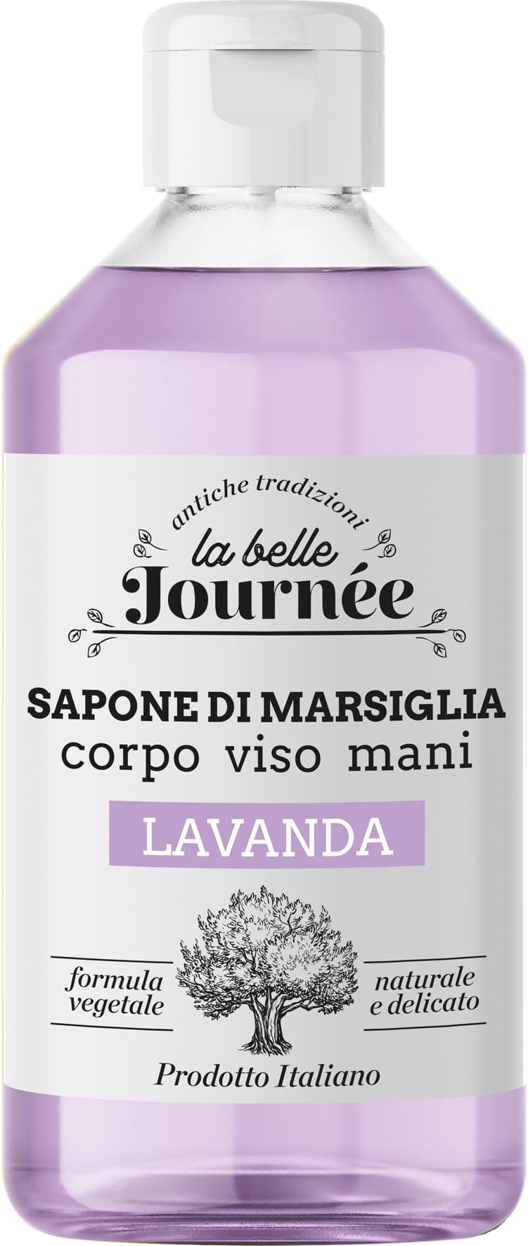 Bagnoschiuma marsiglia & lavanda 500ml – immagine 2