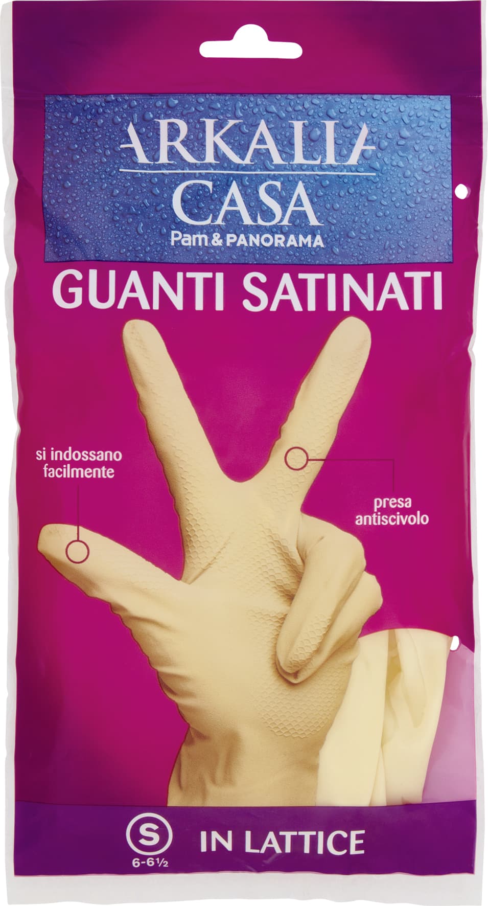 ARKALIA CASA Guanti Satinati in Lattice S - 6-6Ω 1 Paio – immagine 2