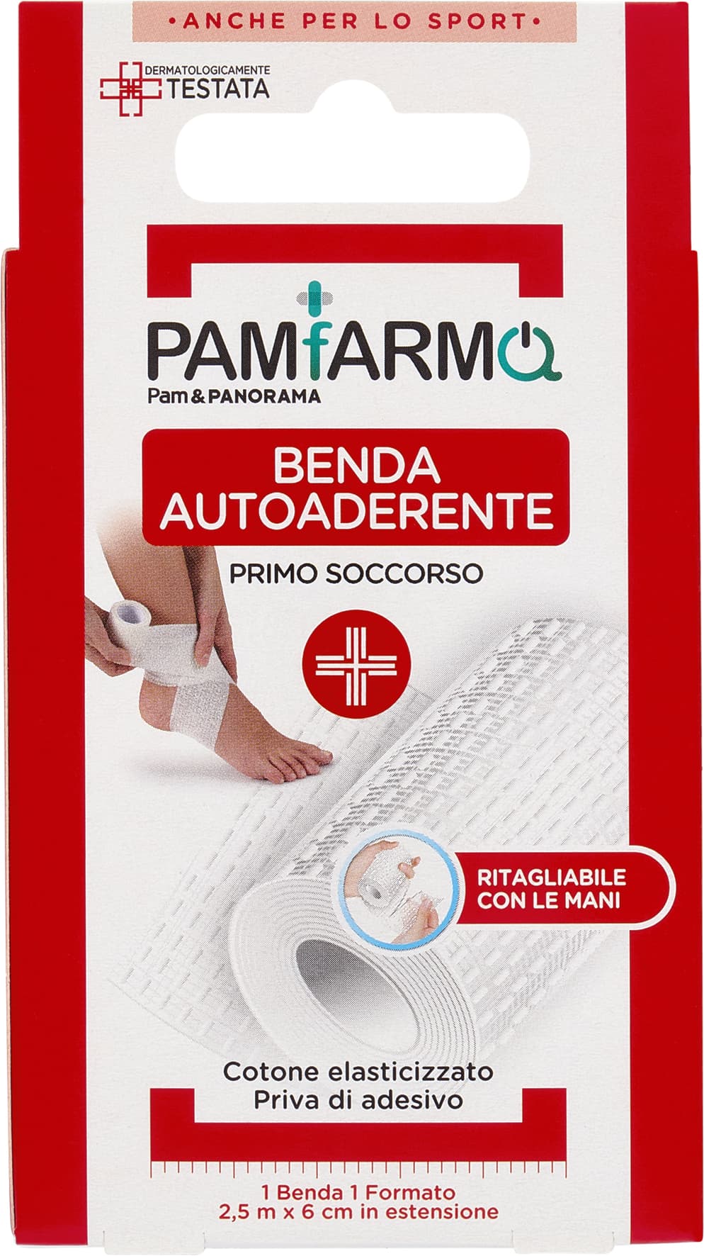 PAM PANORAMA Benda Autoaderente in cotone e lattice cm 6 x 2,5 m – immagine 2
