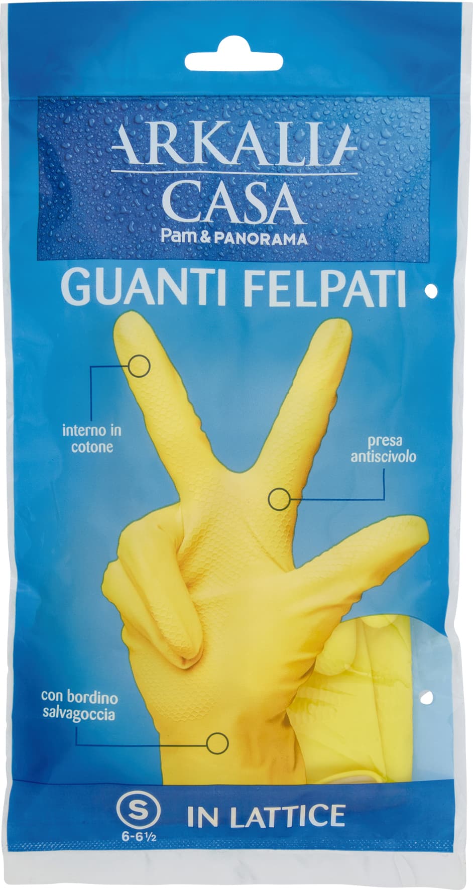 ARKALIA CASA Guanti Felpati in Lattice S - 6-6Ω 1 Paio – immagine 2