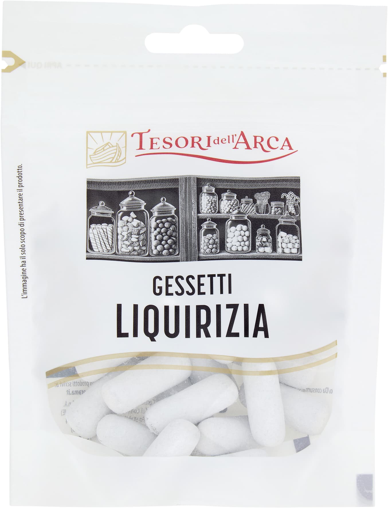 TESORI DELL'ARCA Gessetti Liquirizia 80 g – immagine 2