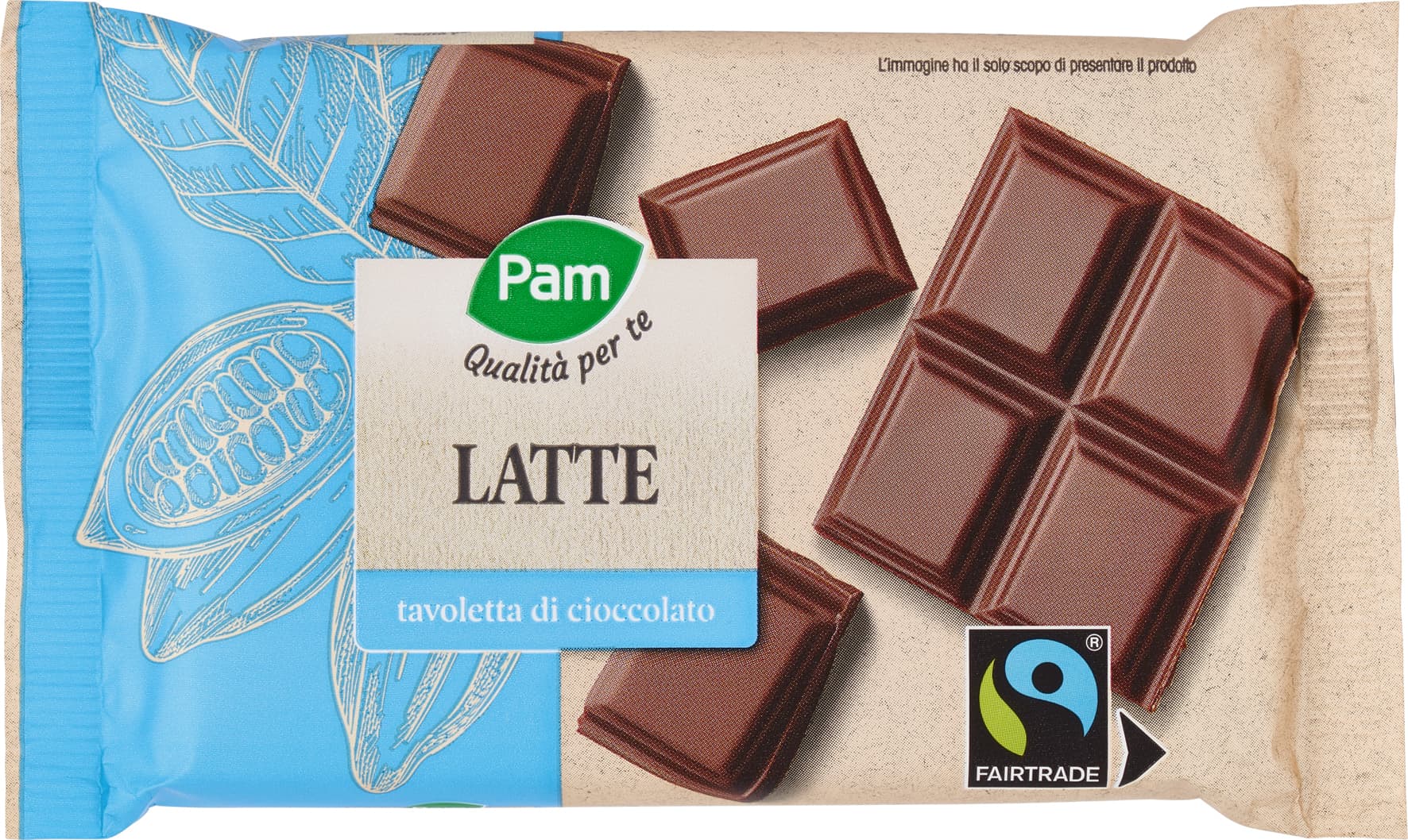 PAM Qualità per te Latte tavoletta di cioccolato 100 g – immagine 2