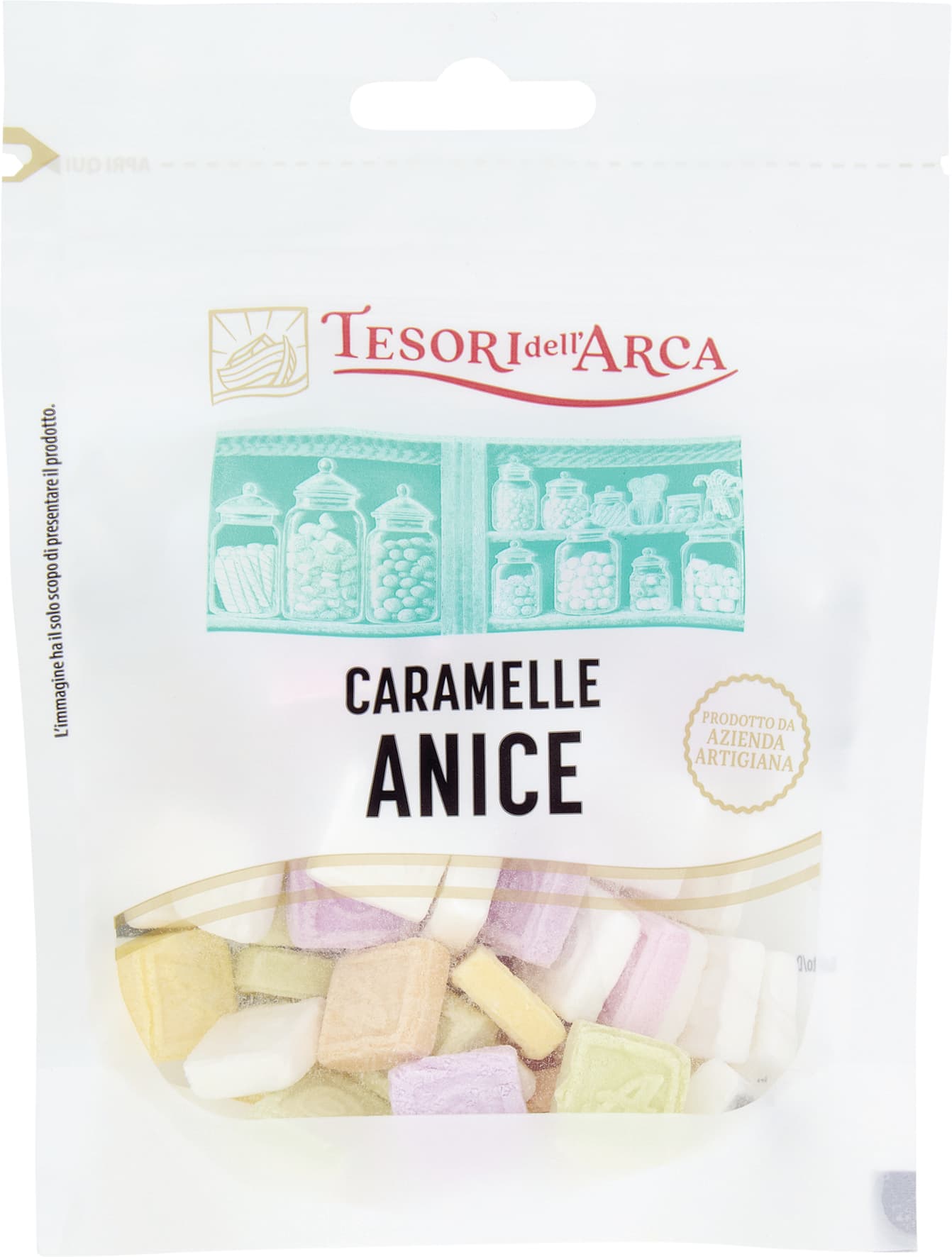 TESORI DELL'ARCA Caramelle Anice 80 g – immagine 2