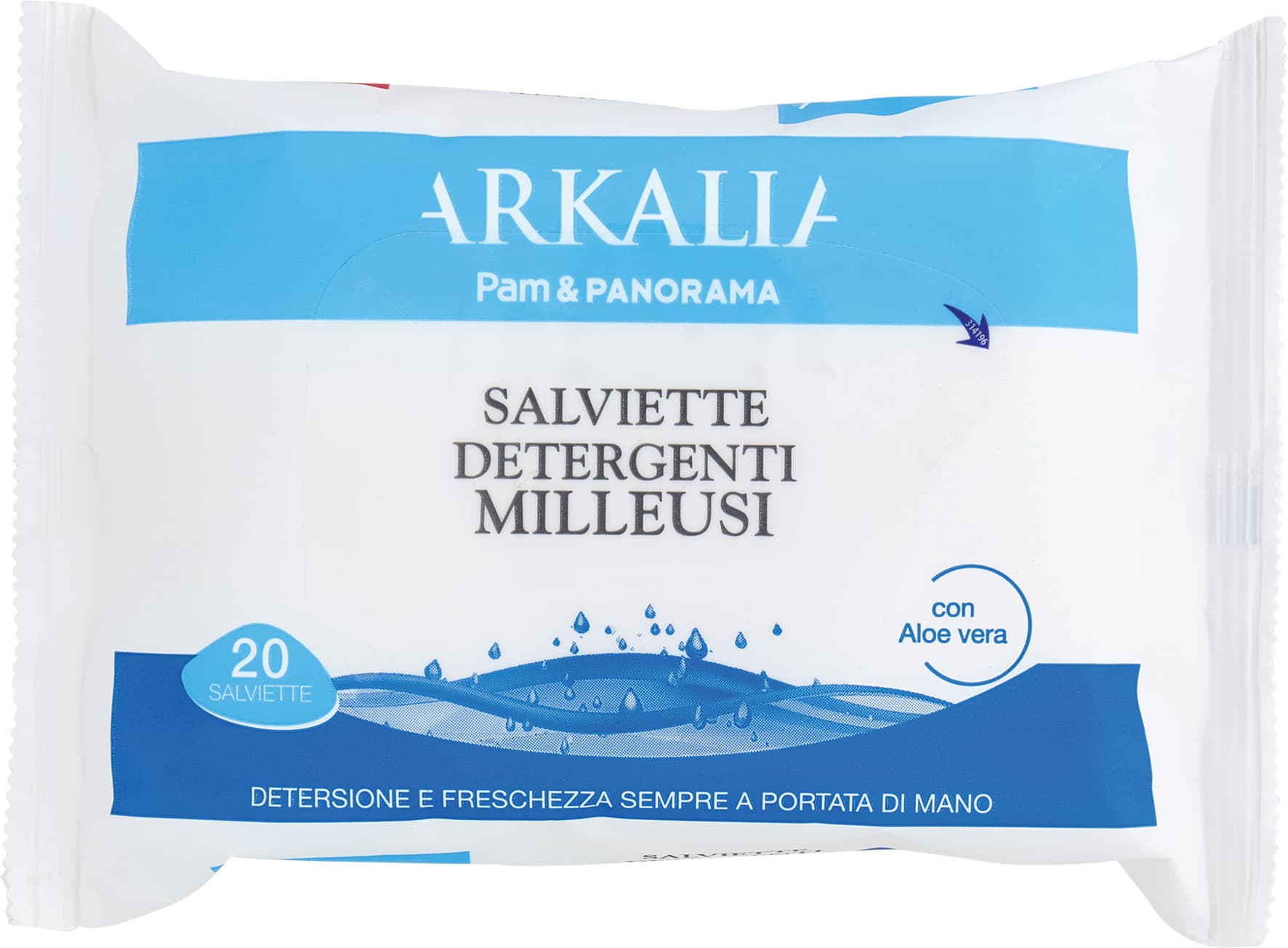 ARKALIA Salviette Detergenti Milleusi con Aloe vera 20 pz – immagine 2
