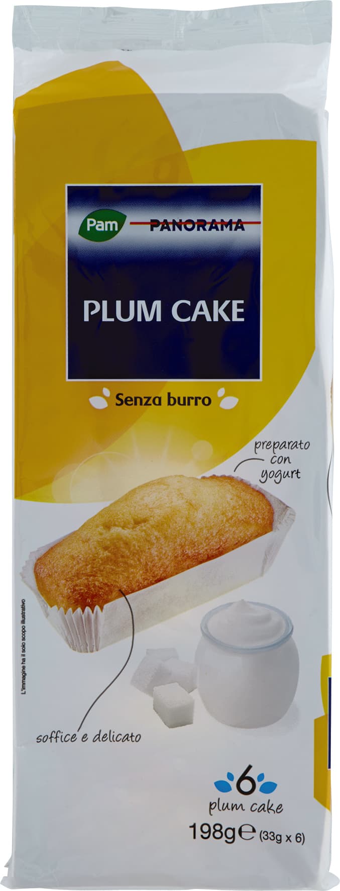 PAM PANORAMA Plum Cake 198g (33g x 6) – immagine 2