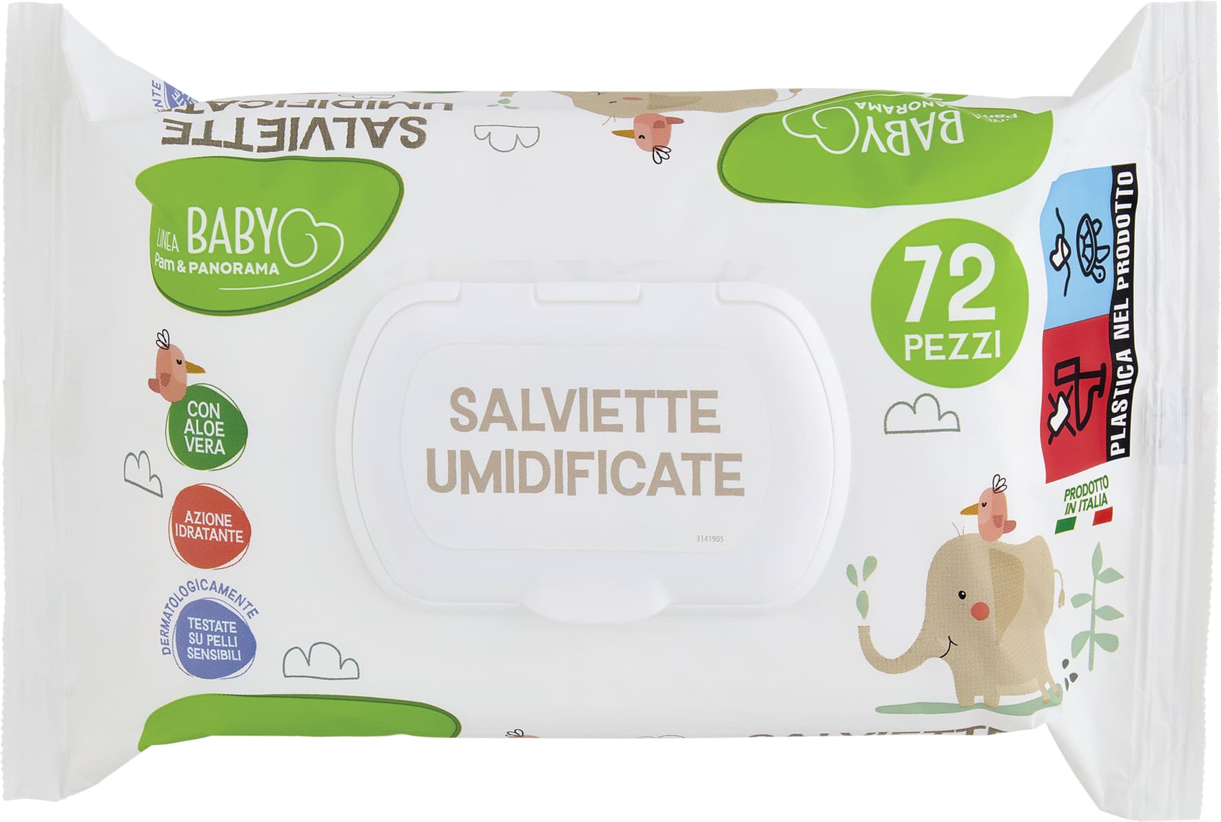 PAM PANORAMA Salviette Umidificate 72 pz – immagine 2