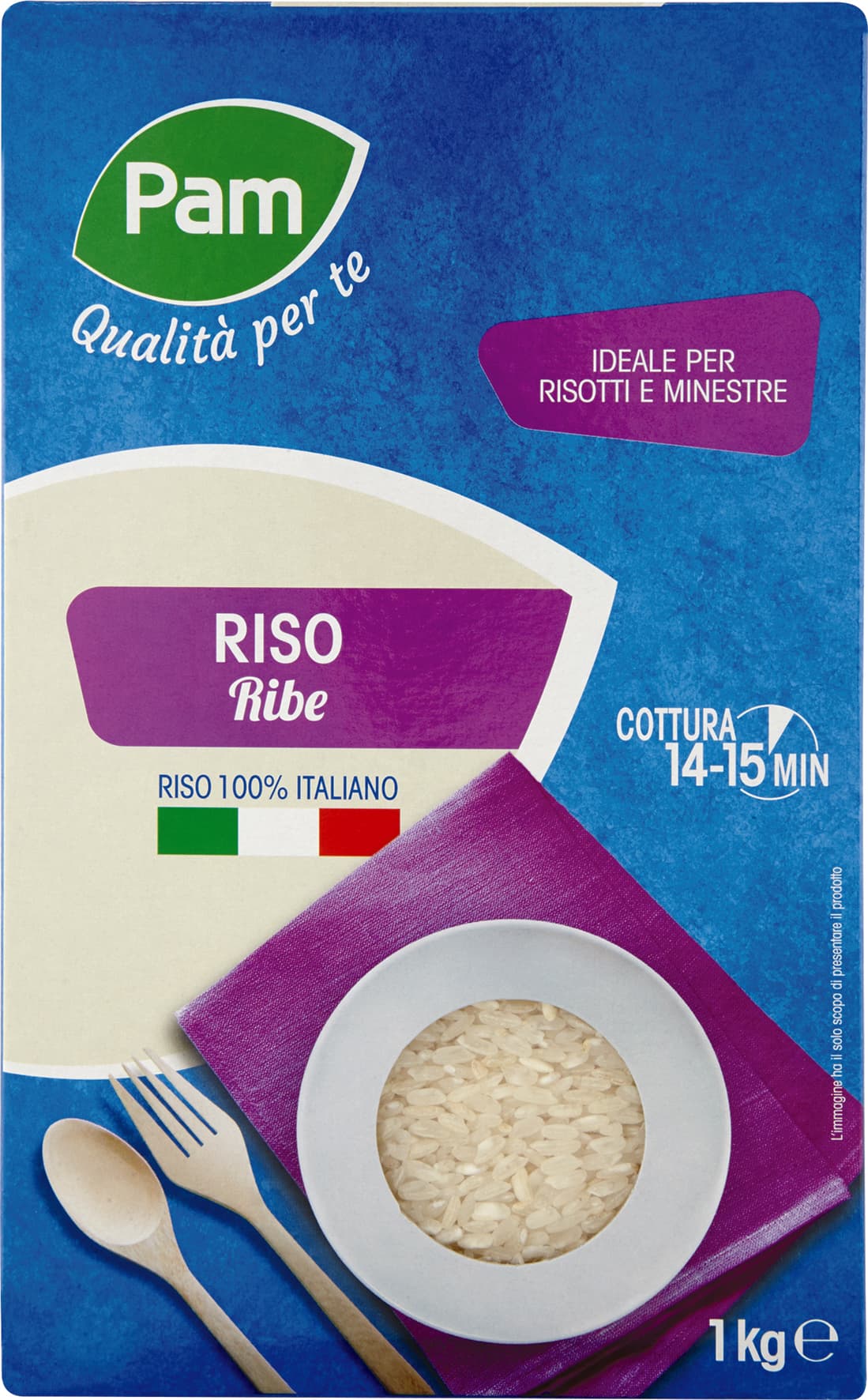 PAM Qualità per te Riso Ribe 1 kg – immagine 2