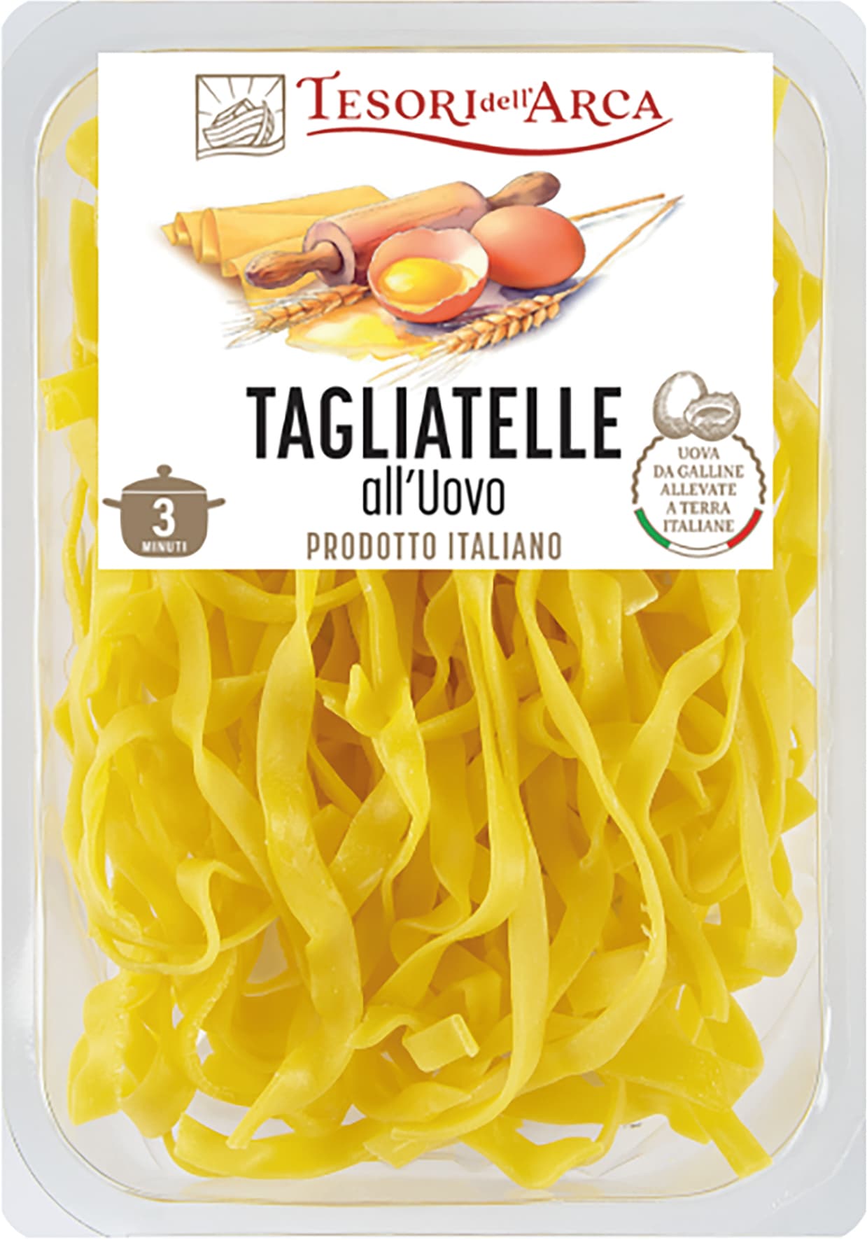TESORI DELL'ARCA Tagliatelle all'Uovo 250 g – immagine 2