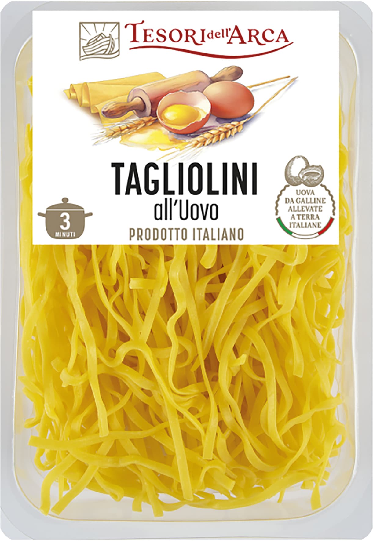 TESORI DELL'ARCA Tagliolini all'Uovo 250 g – immagine 2