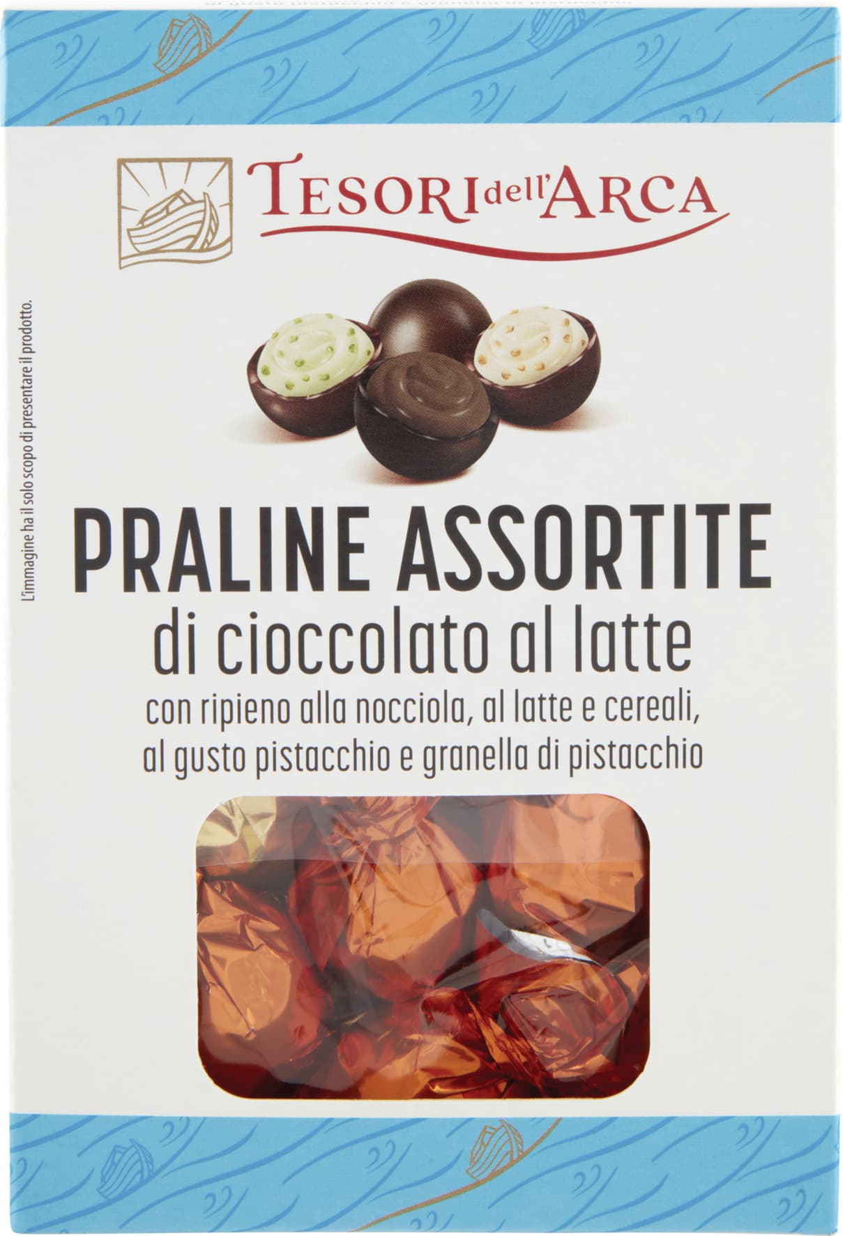 TESORI DELL'ARCA Praline Assortite di cioccolato al latte 130 g – immagine 2