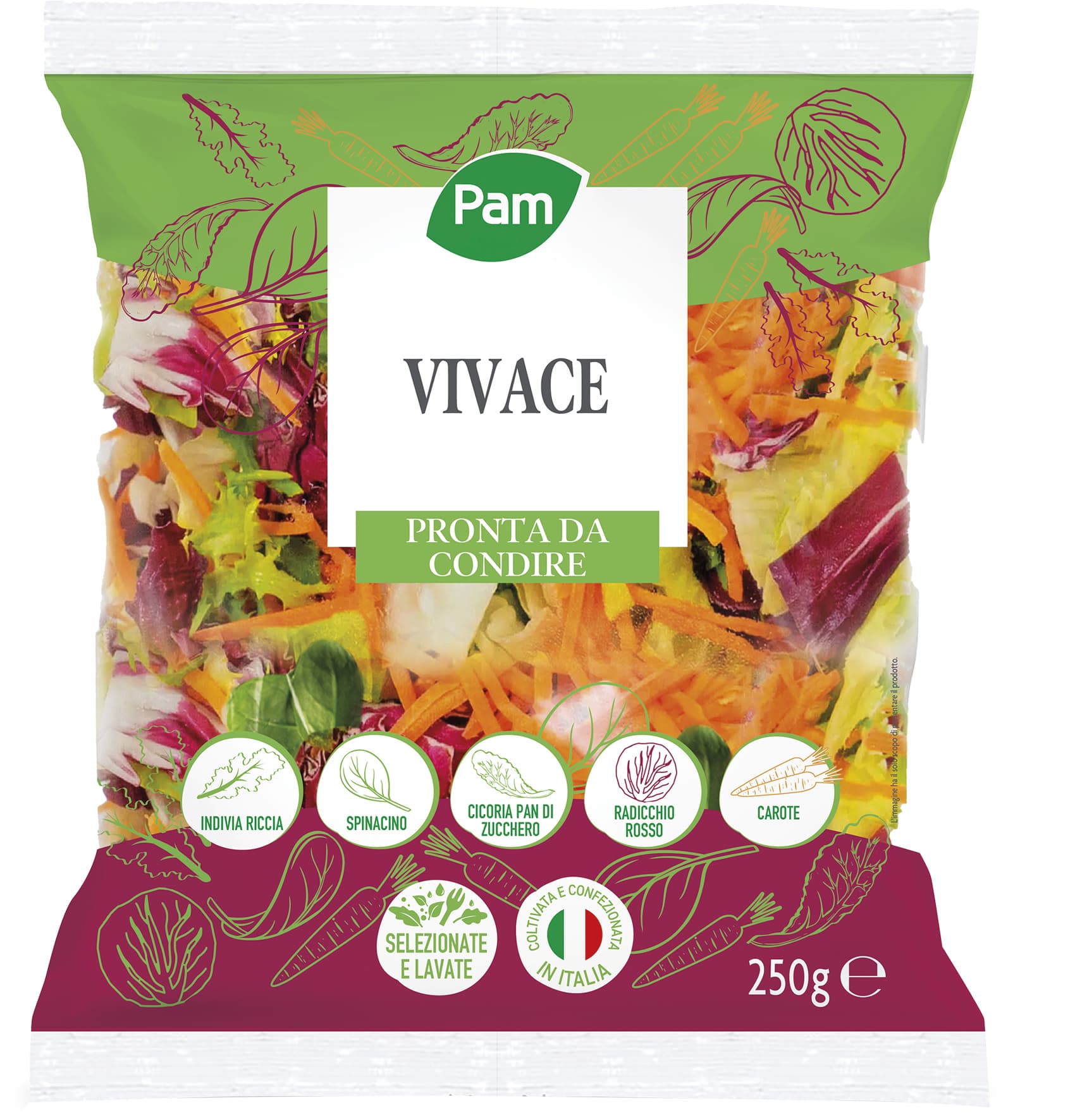 PAM Qualità per te Insalata vivace 250 g – immagine 2