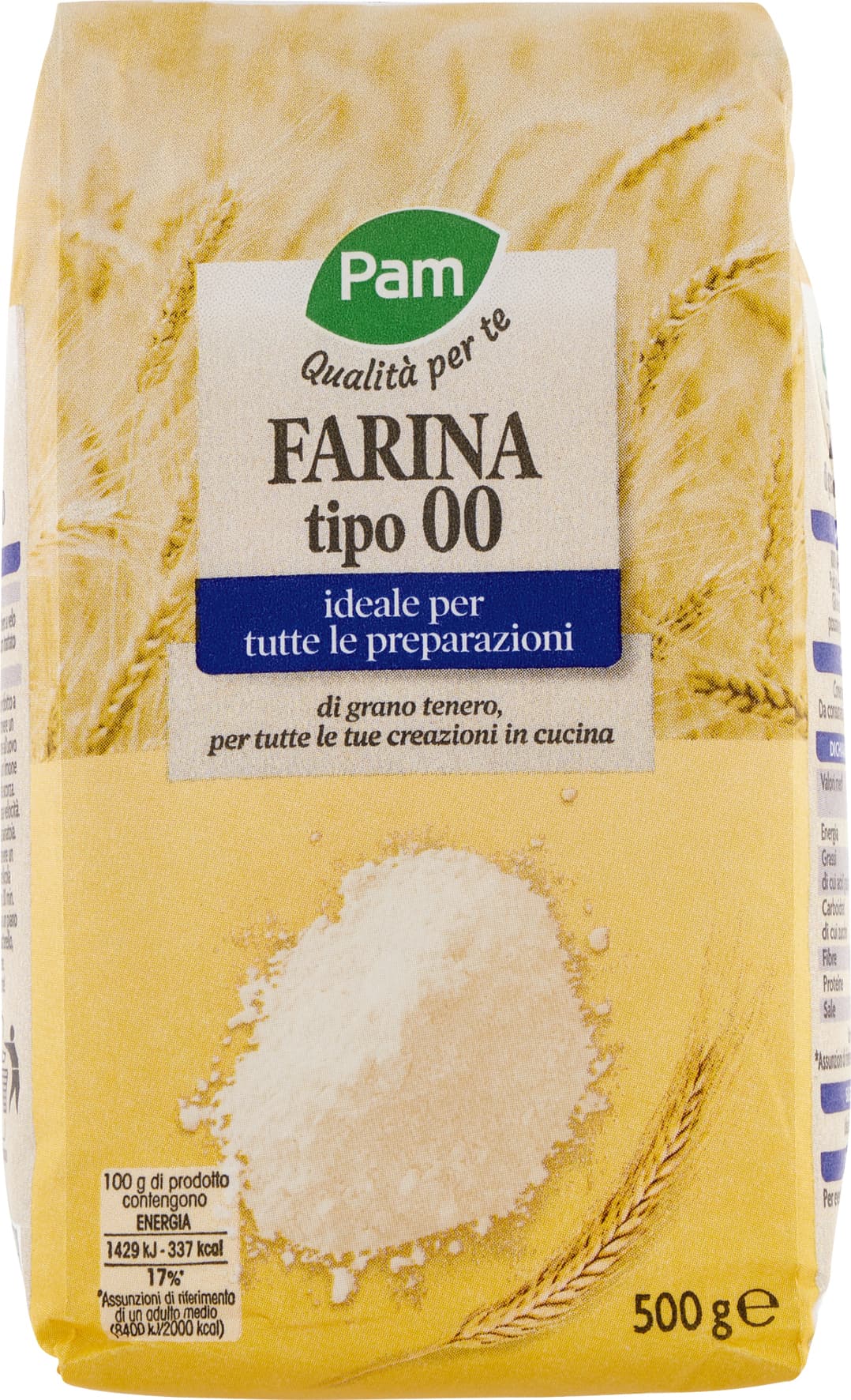 PAM Qualità per te Farina tipo 00 500 g – immagine 2