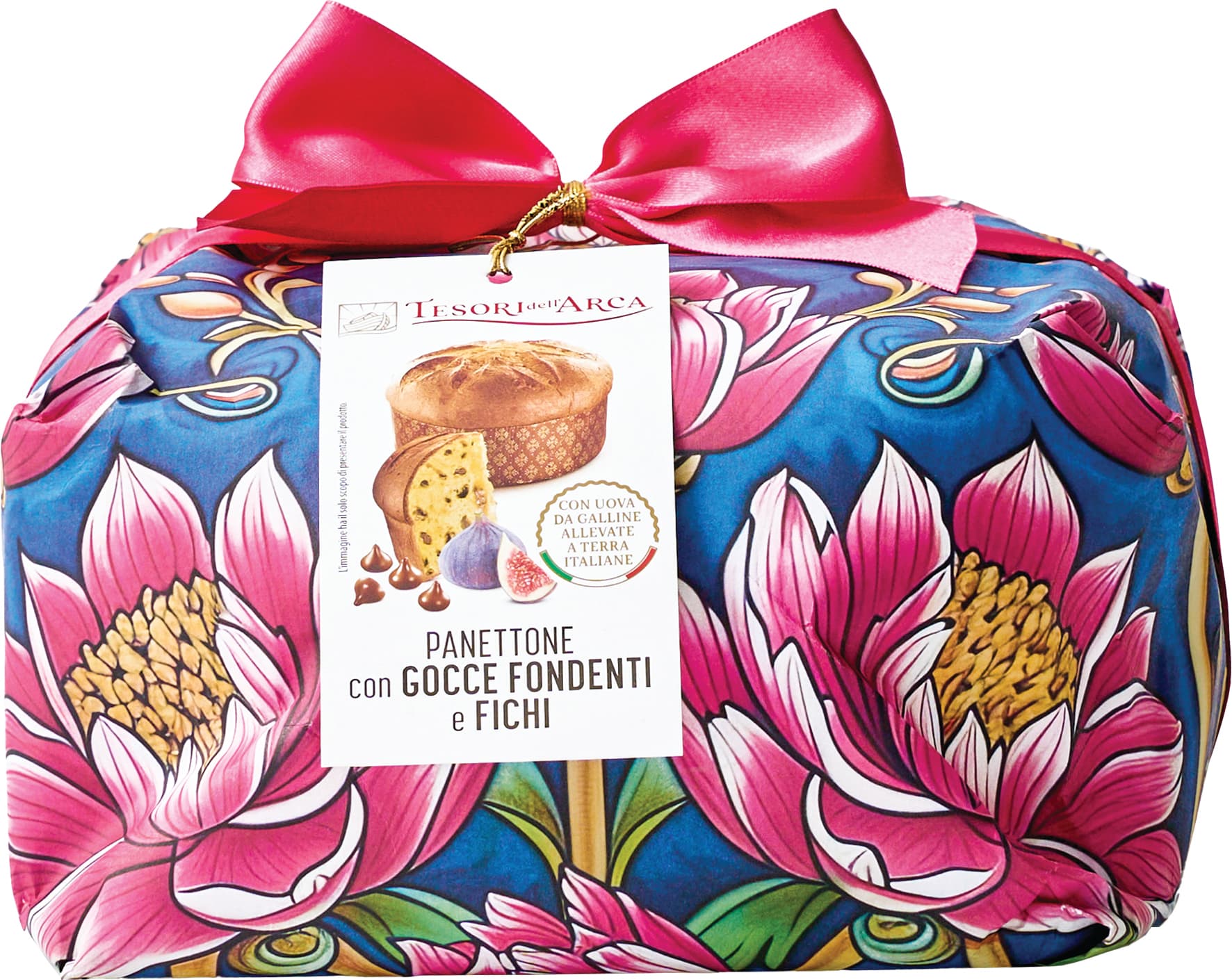 TESORI DELL'ARCA Panettone con Gocce Fondenti e Fichi 1000 g – immagine 2