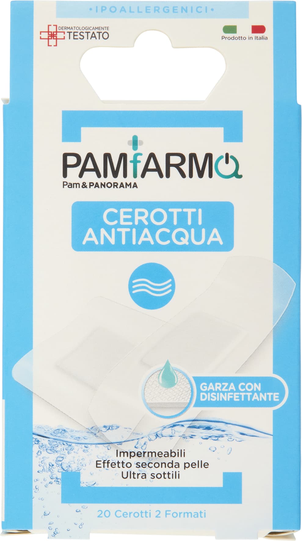 PAM PANORAMA Cerotti Antiacqua 2 Formati 20 pz – immagine 2