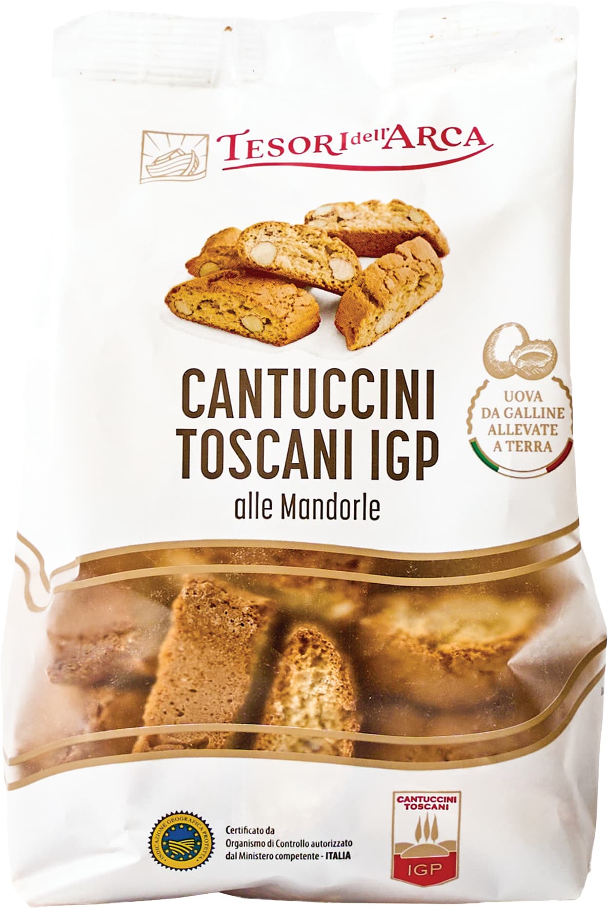 TESORI DELL'ARCA Cantuccini Toscani IGP alle Mandorle 250 g – immagine 2