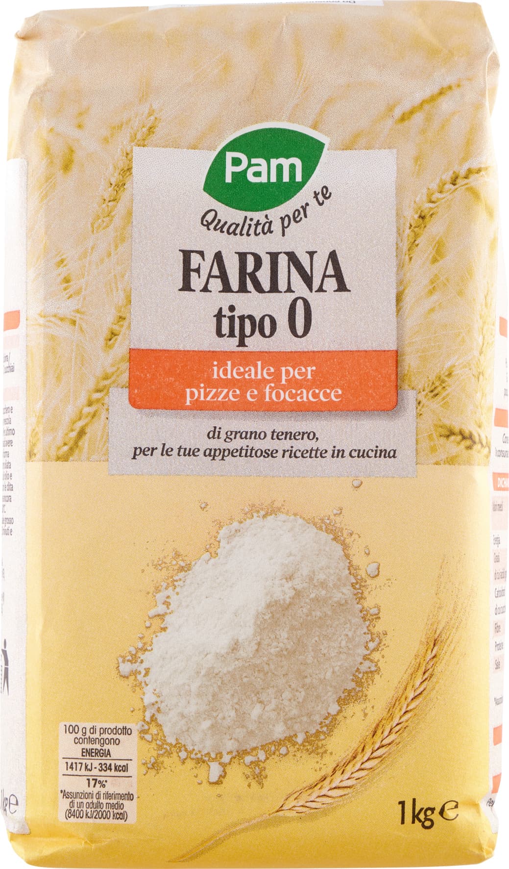 PAM Qualità per te Farina tipo 0 1 kg – immagine 2