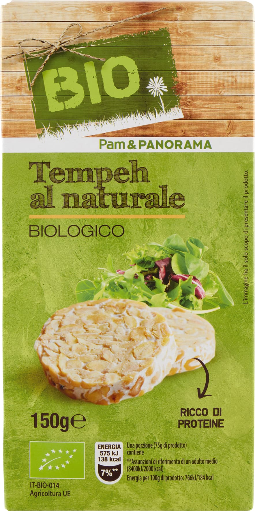 BIO Tempeh al naturale Biologico 2 x 75 g – immagine 2