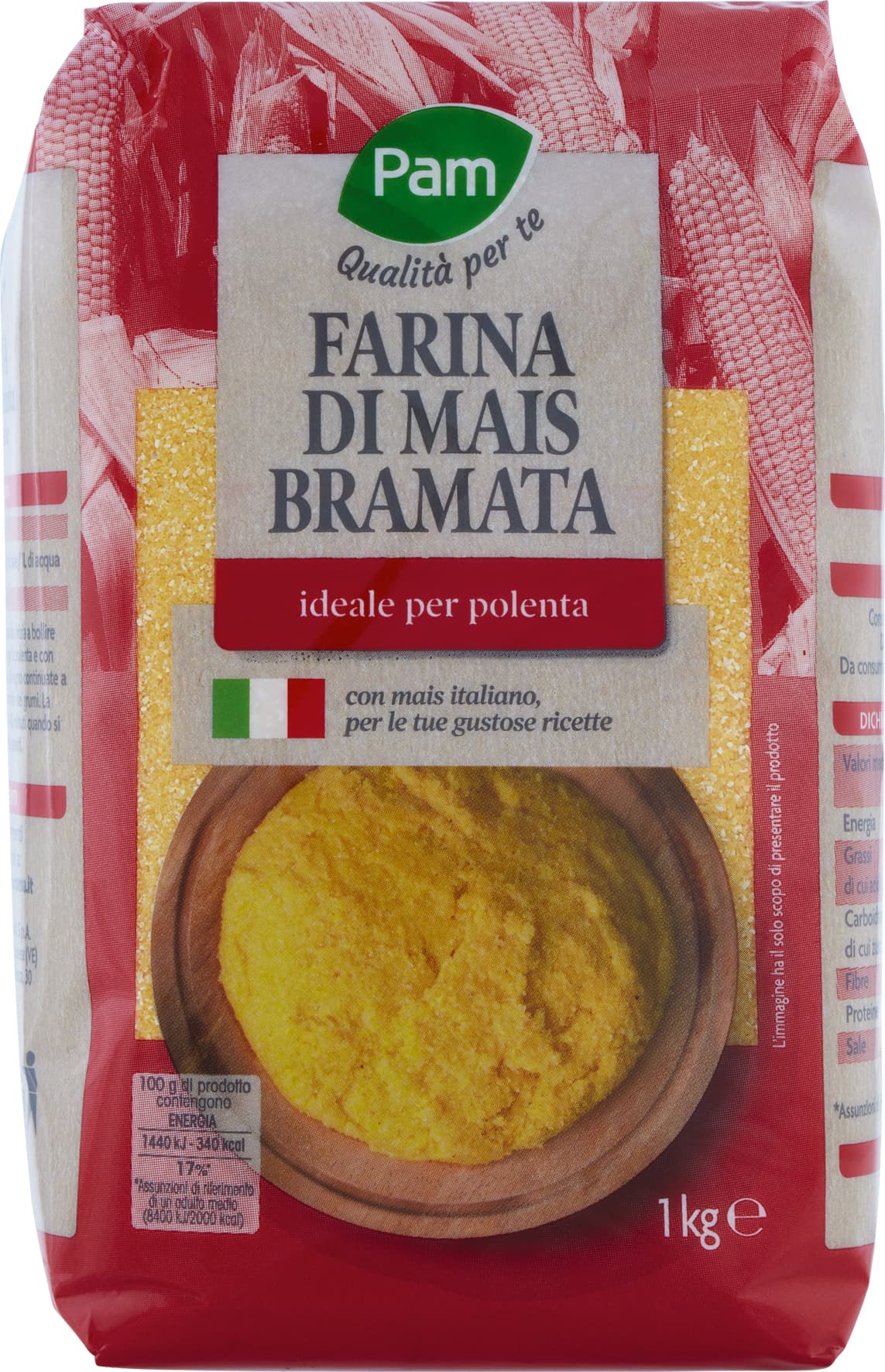PAM PANORAMA Farina di Mais Bramata 1 kg – immagine 2