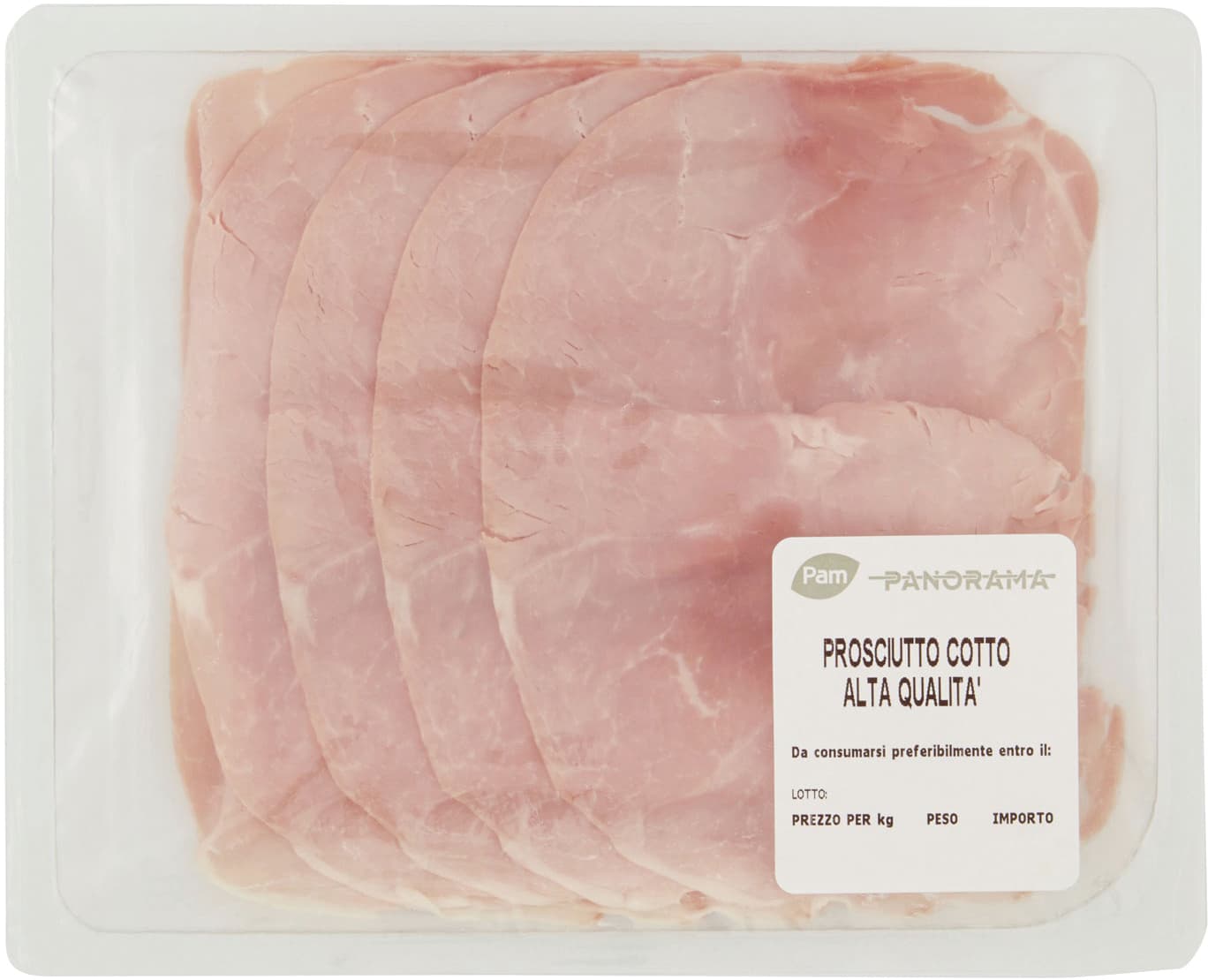 Prosciutto cotto alta qualità PAM Panorama 120 g – immagine 2