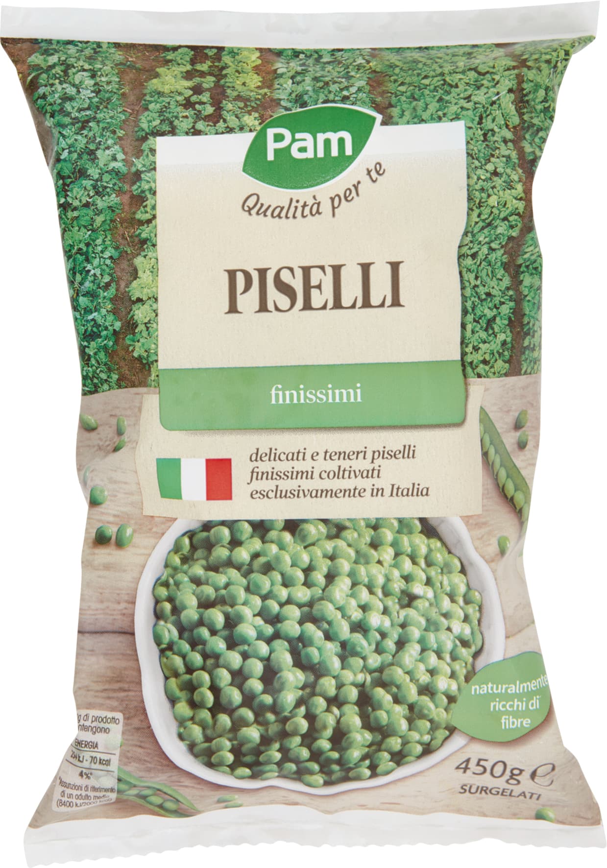 PAM PANORAMA Piselli Finissimi surgelati 450 g – immagine 2
