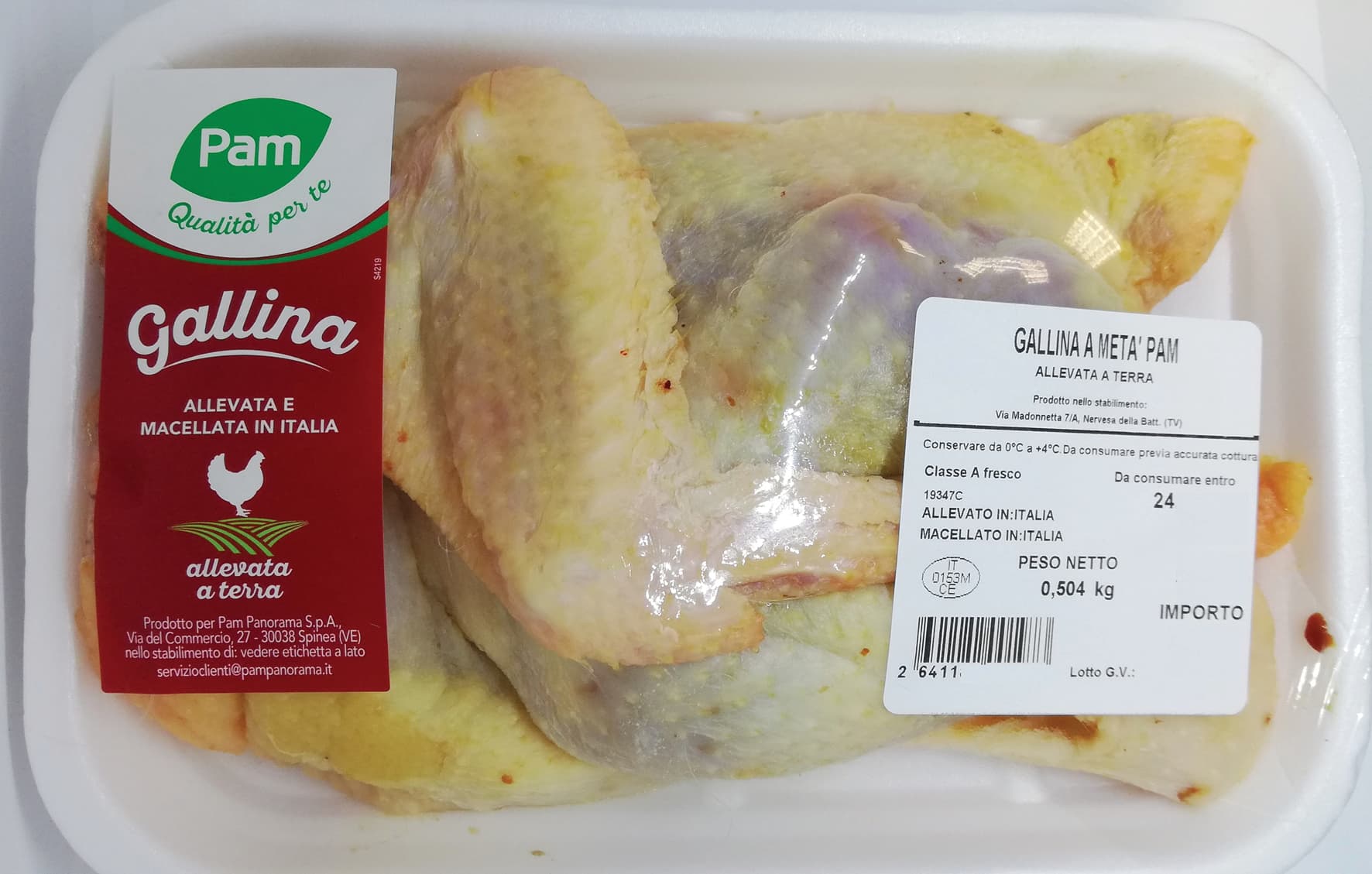 Gallina a metà PAM Qualità per te 500 g – immagine 2