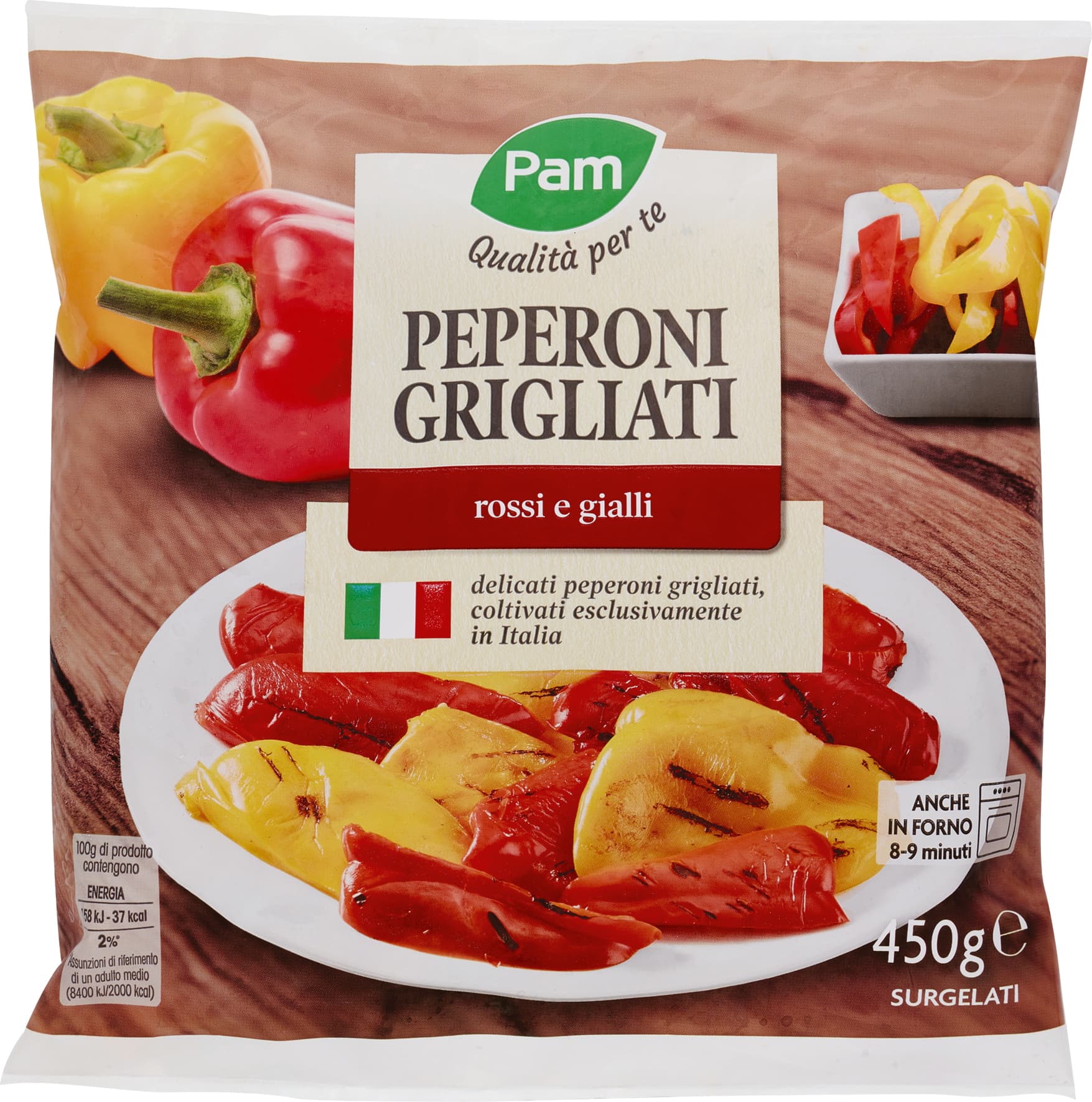 PAM PANORAMA Peperoni Grigliati surgelati 450 g – immagine 2
