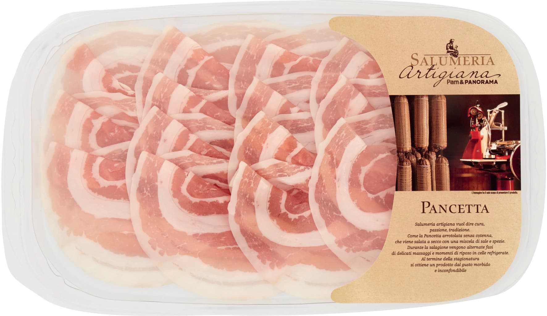 Salumeria Artigiana Pancetta 120 g – immagine 2