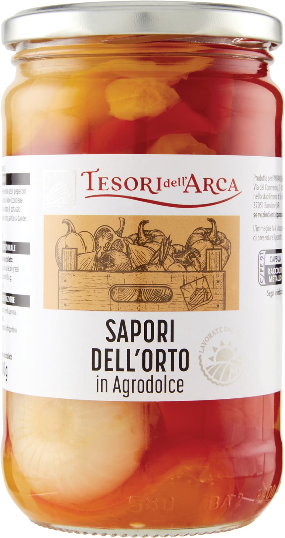 TESORI DELL'ARCA Sapori dell'Orto in Agrodolce 540 g – immagine 2