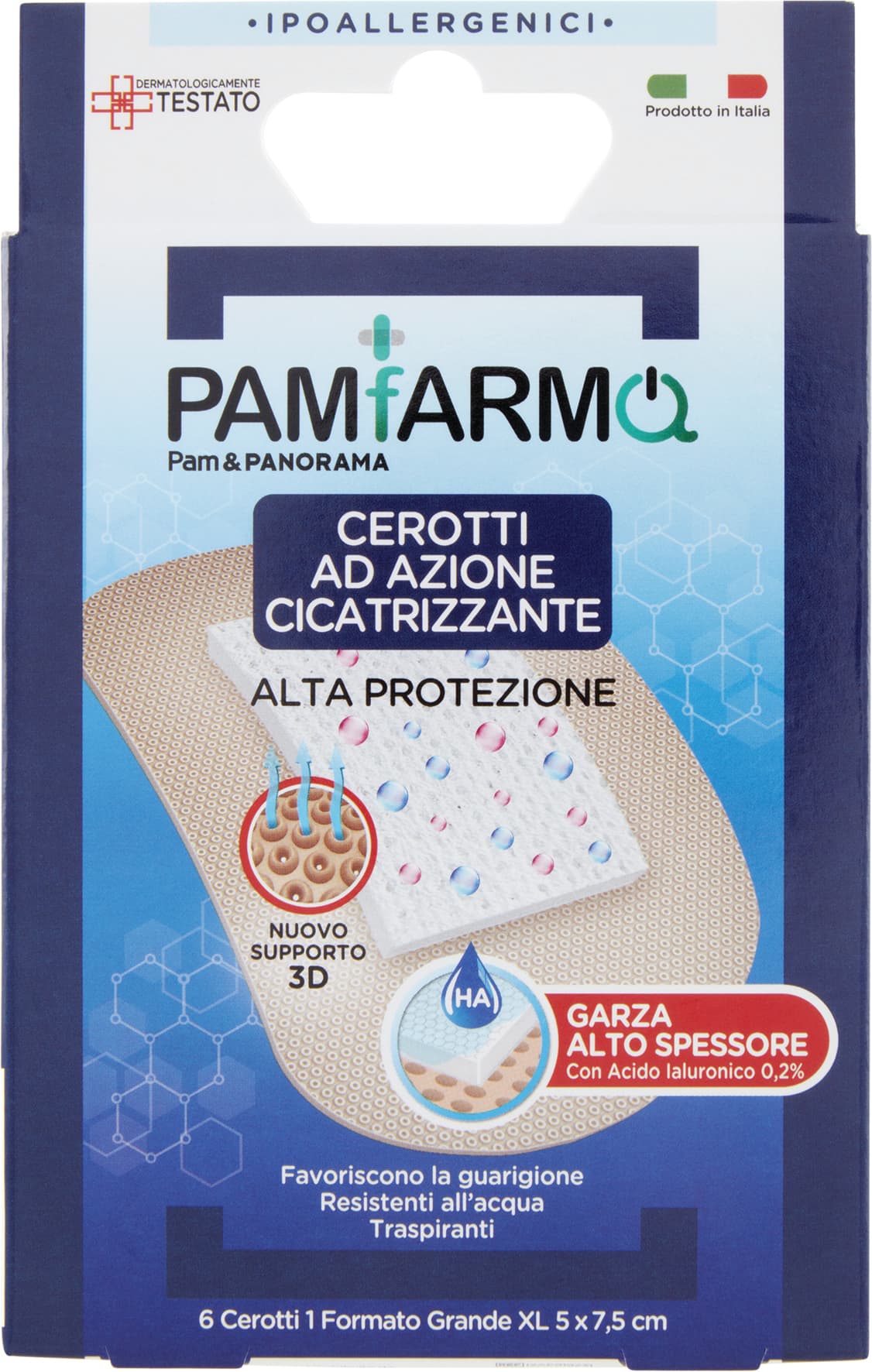 PAMFARMA Cerotti ad Azione Cicatrizzante 1 Formato Grande XL 5 x 7,5 cm 6 pz – immagine 2
