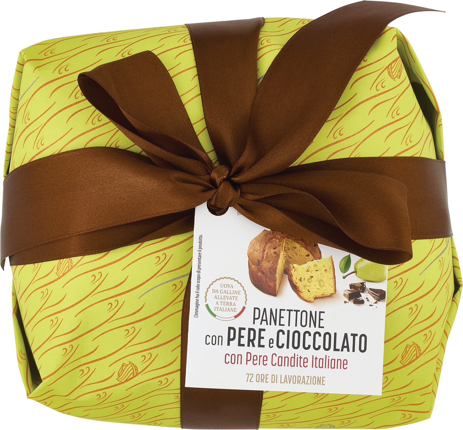 TESORI DELL'ARCA Panettone con Pere e Cioccolato 750 g – immagine 2