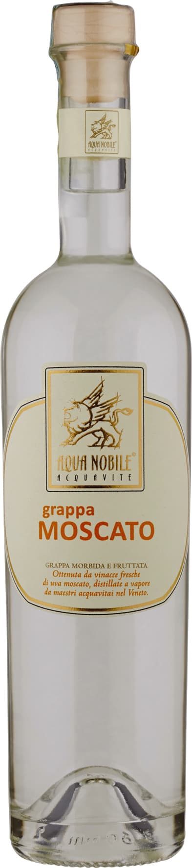 Aqua Nobile Grappa Moscato 50 cl – immagine 2