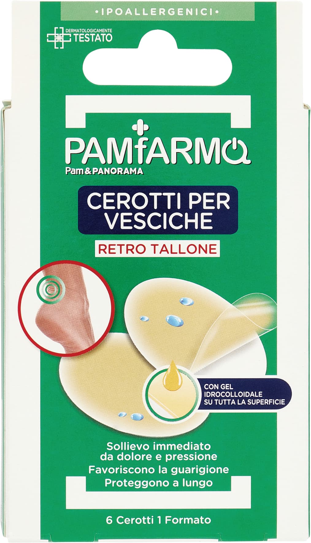 PAMFARMA Cerotti per Vesciche Retro Tallone 1 Formato 6 pz – immagine 2