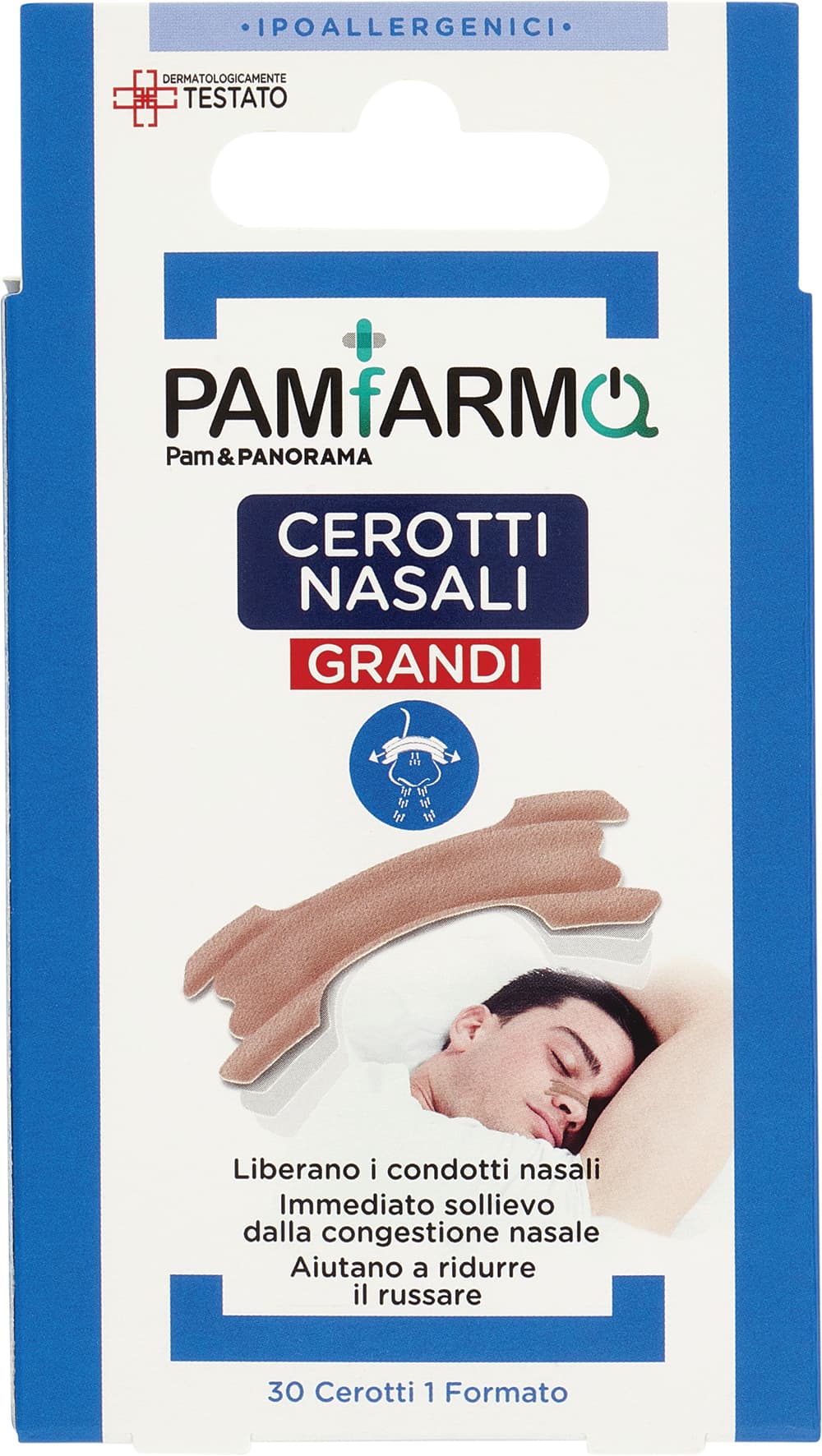 PAMFARMA Cerotti Nasali Grandi 1 Formato 30 pz – immagine 2