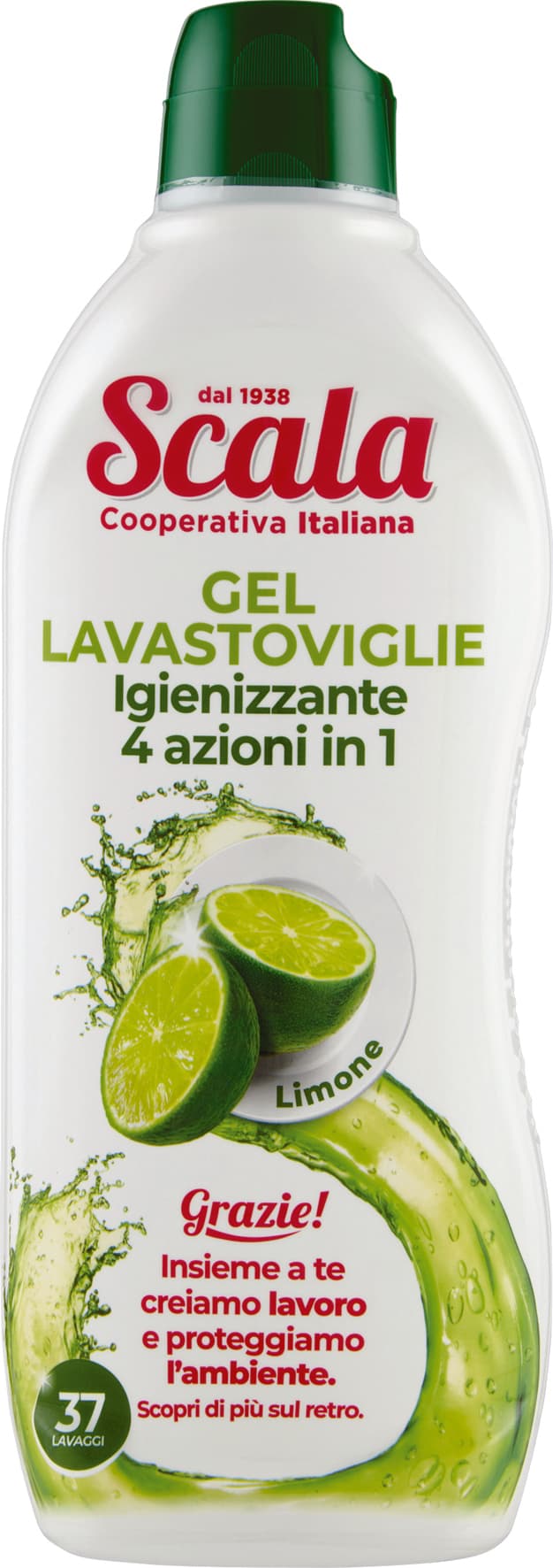Scala Gel Lavastoviglie Igienizzante 4 azioni in 1 Limone 750 ml – immagine 2