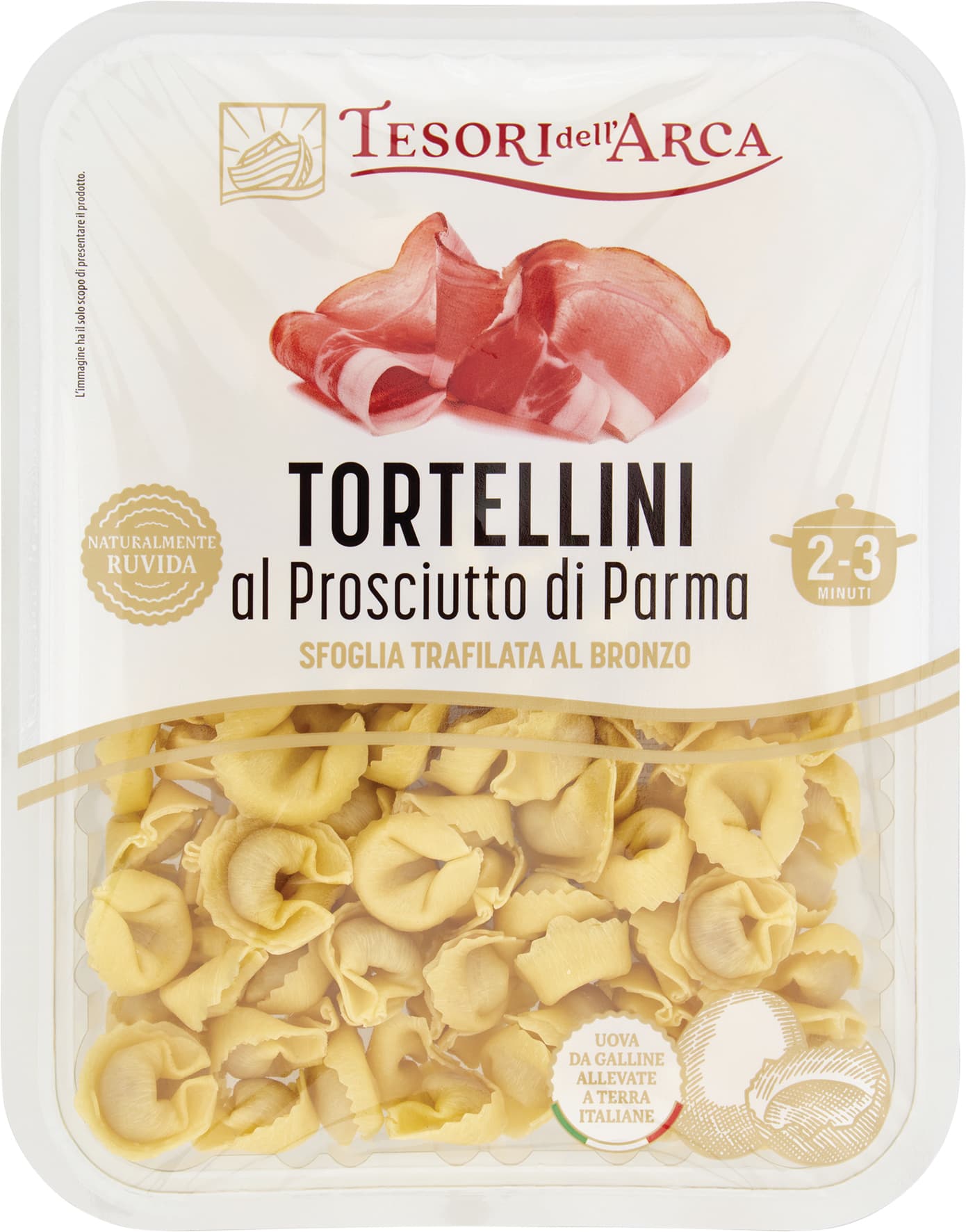 TESORI DELL'ARCA Tortellini al Prosciutto di Parma 250 g – immagine 2