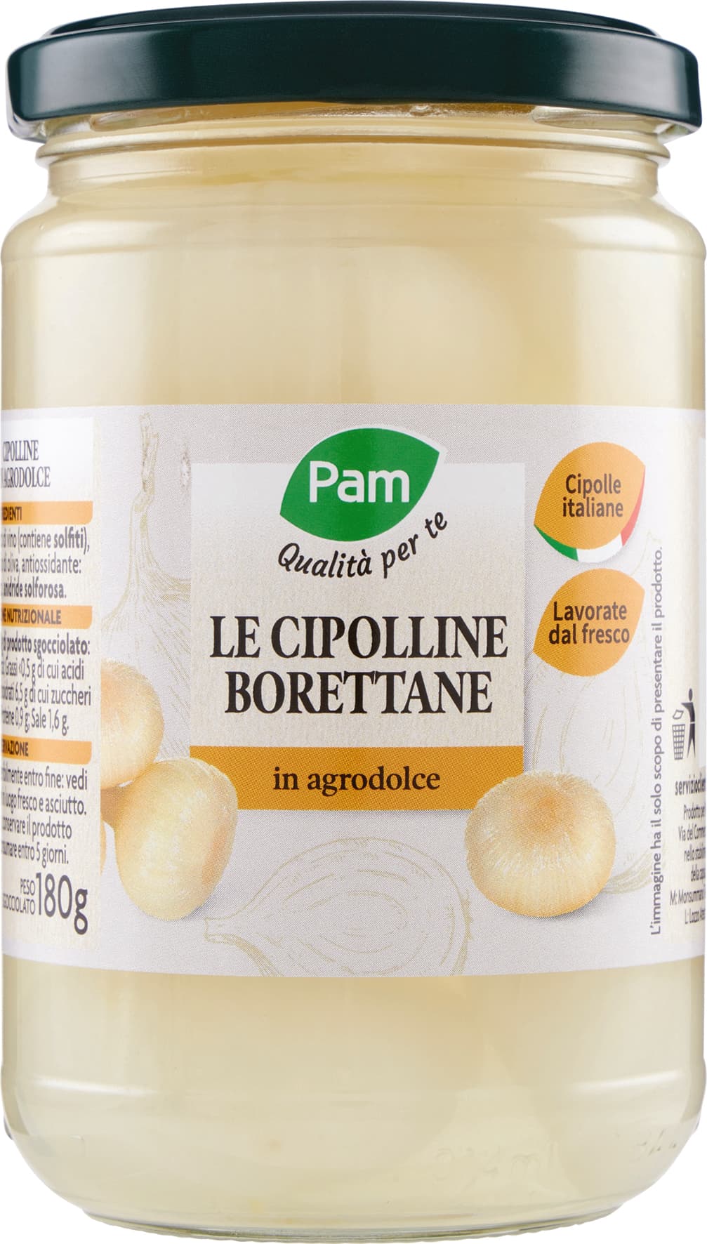 PAM PANORAMA Cipolline Borettane in Agrodolce 300 g – immagine 2