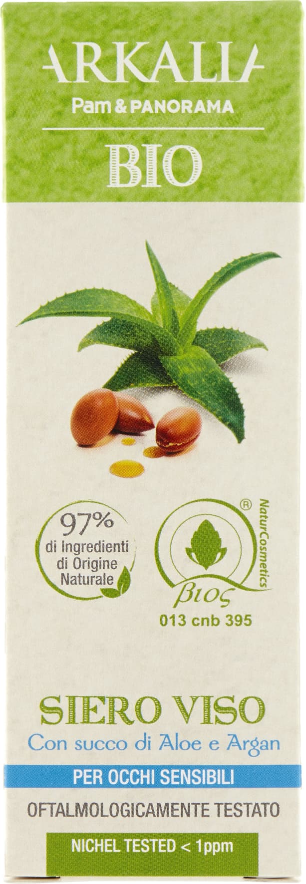 ARKALIA BIO Siero Viso con succo di Aloe e Argan 30 ml – immagine 2