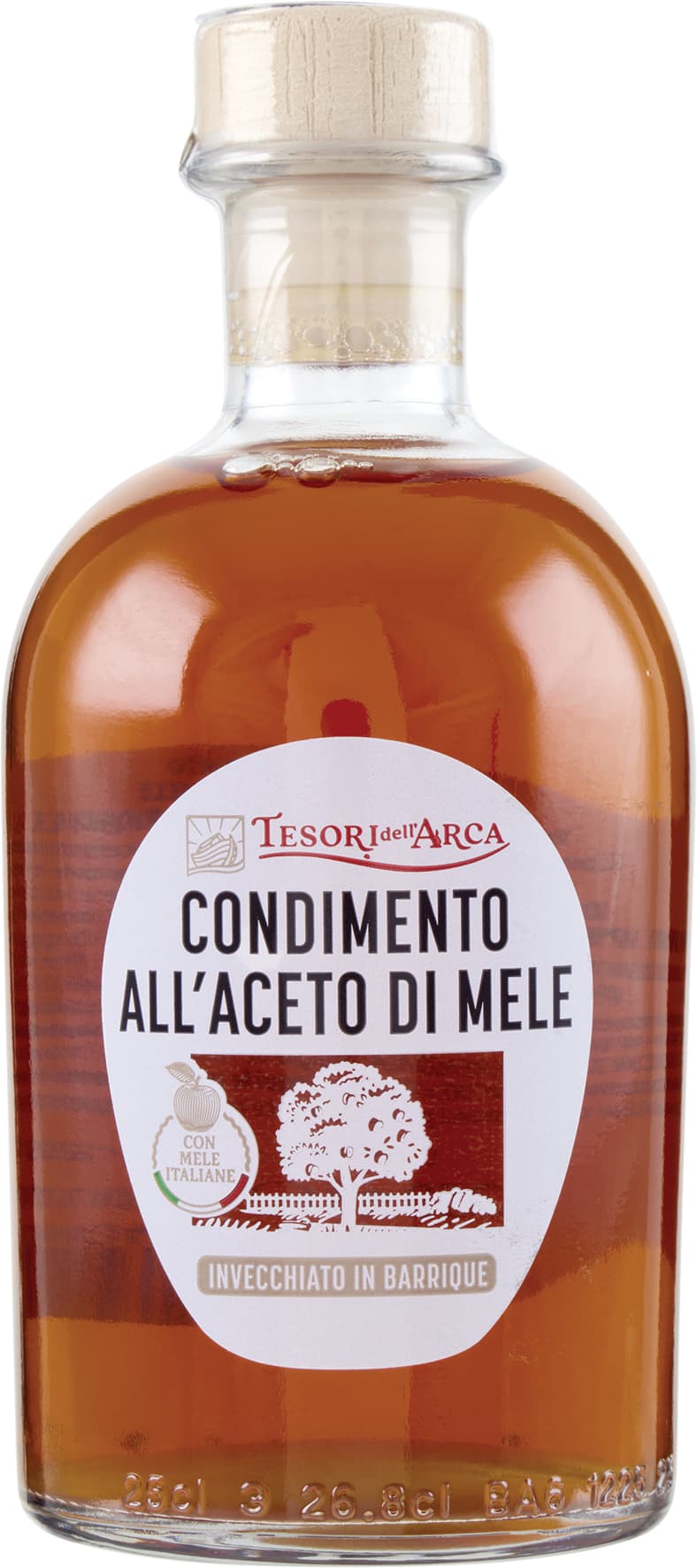 TESORI DELL'ARCA Condimento all'Aceto di Mele Invecchiato in Barrique 250 ml – immagine 2