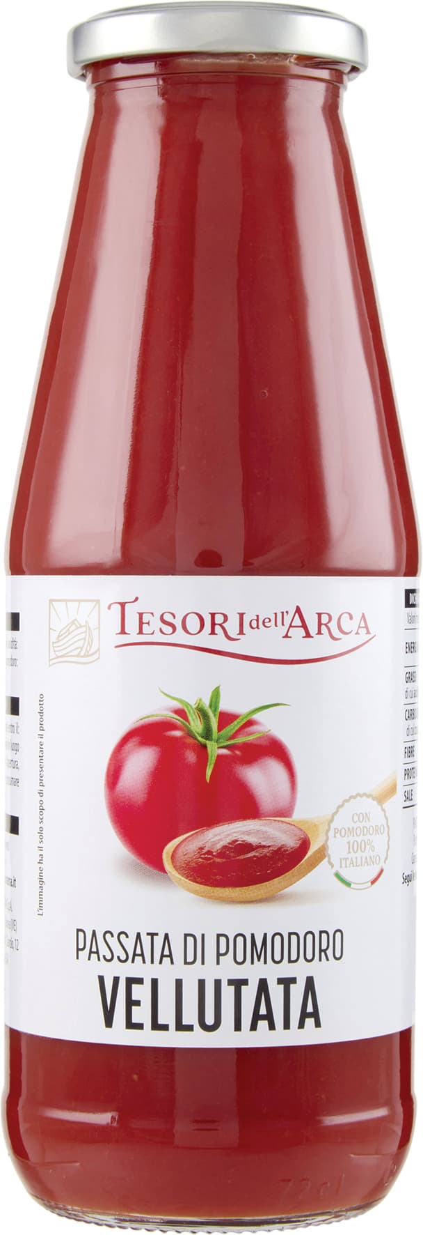 TESORI DELL'ARCA Passata di Pomodoro Vellutata 700 g – immagine 2