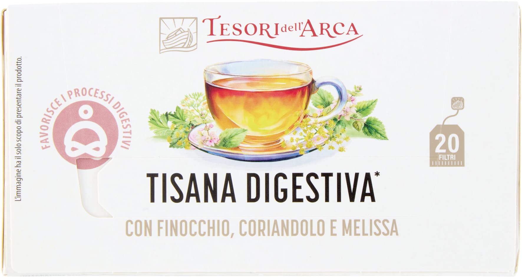 TESORI DELL'ARCA Tisana Digestiva* 20 x 1,8 g – immagine 2