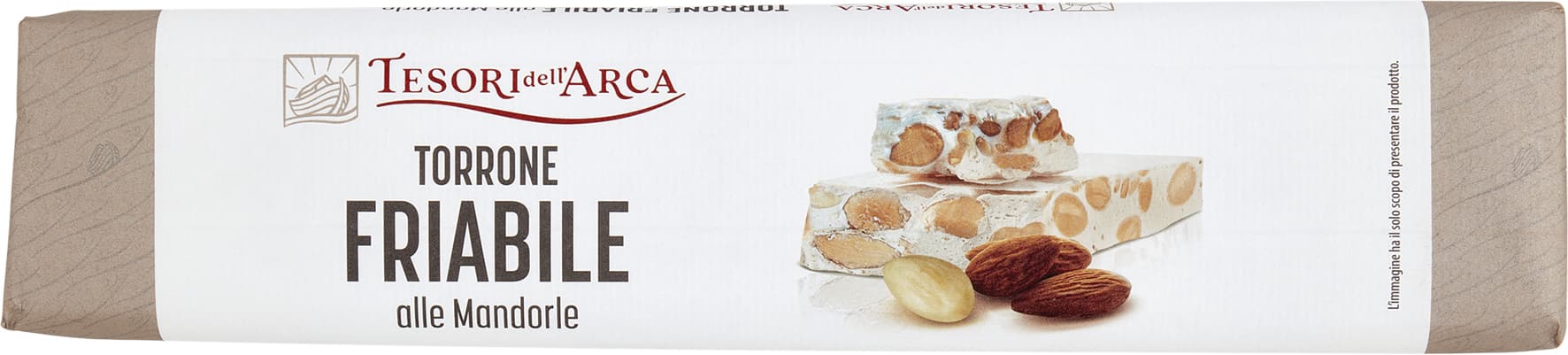 TESORI DELL'ARCA Torrone Friabile alle Mandorle 150 g – immagine 2