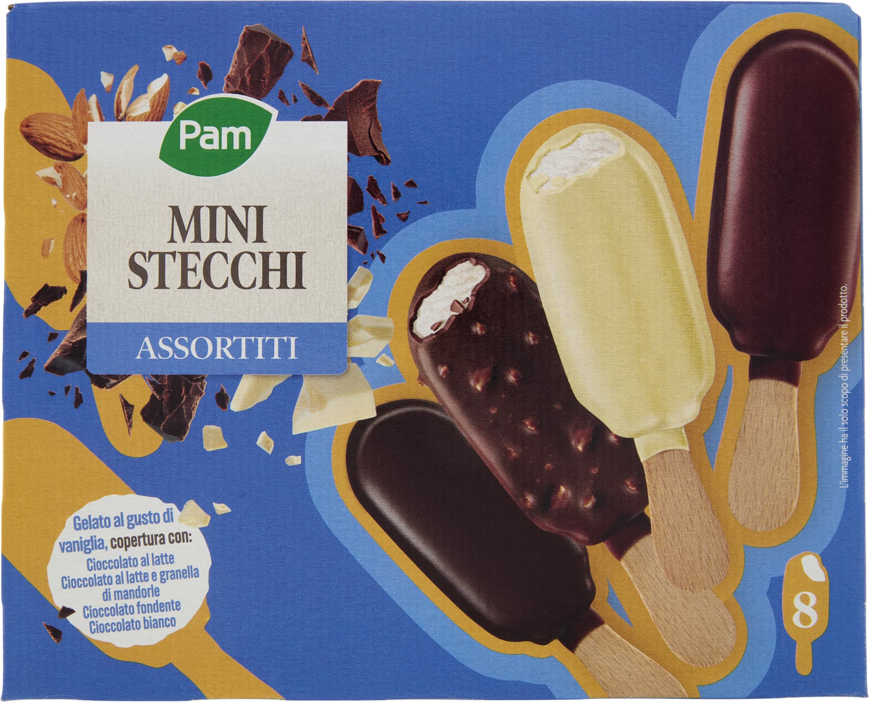 PAM Mini Stecchi Assortiti 8 x 40 g – immagine 2