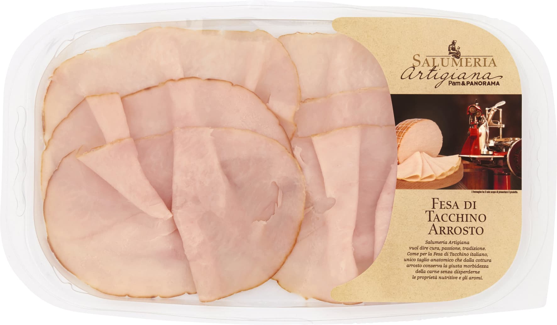 Salumeria Artigiana Fesa di Tacchino Arrosto 100 g – immagine 2