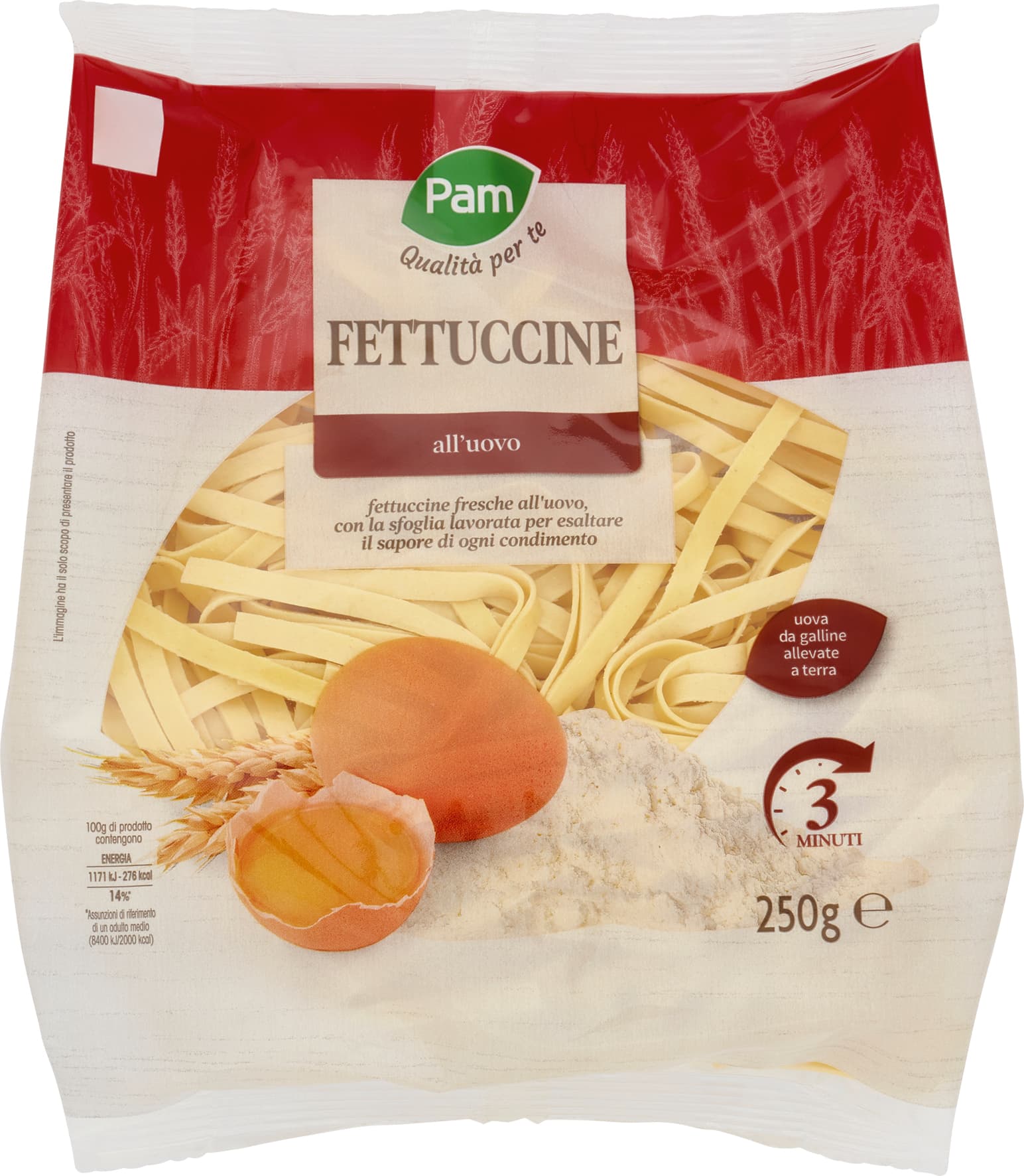 PAM Qualità per te Fettuccine fresche all'uovo 250g – immagine 2