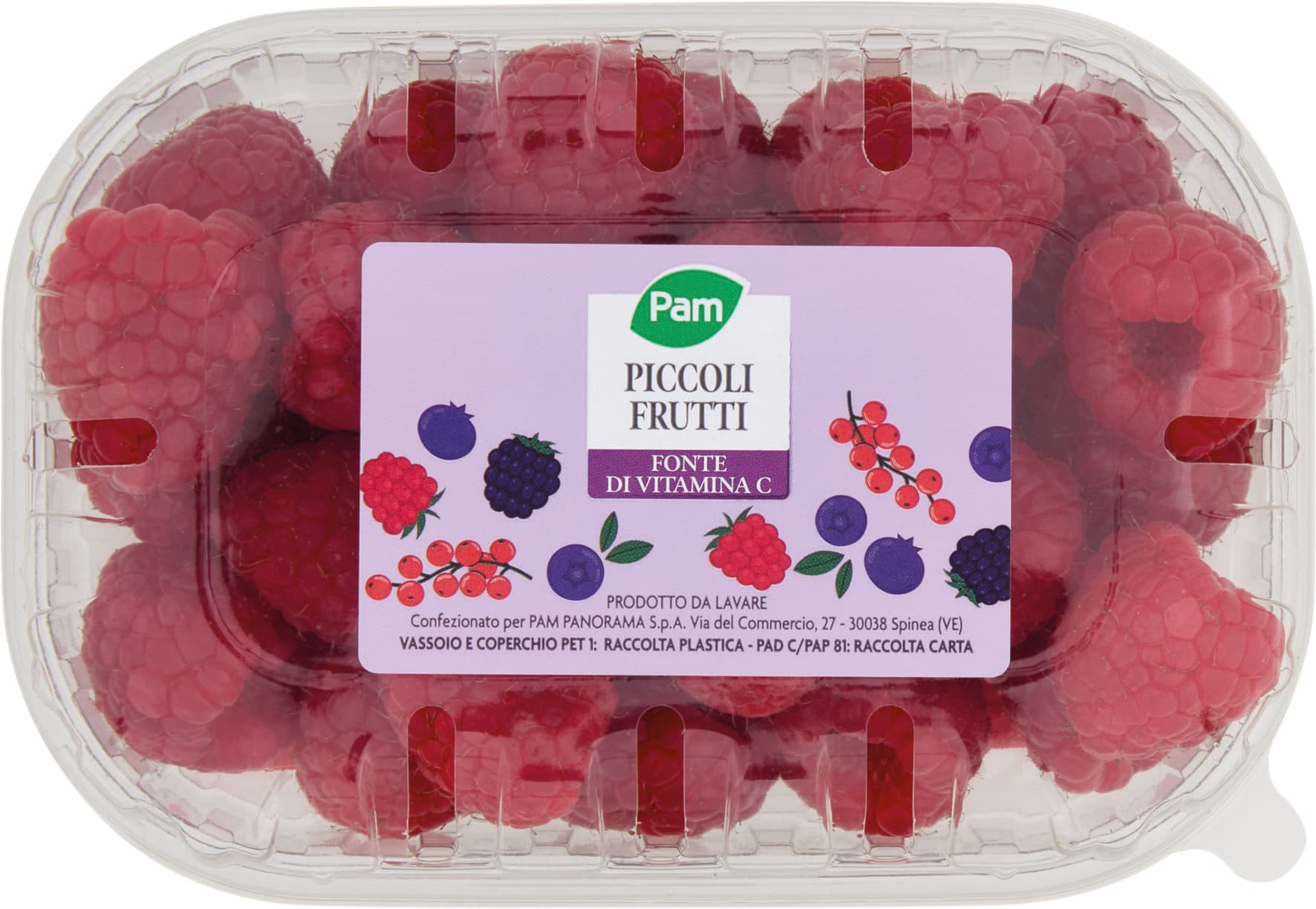PAM Piccoli Frutti Lamponi 125 g – immagine 2